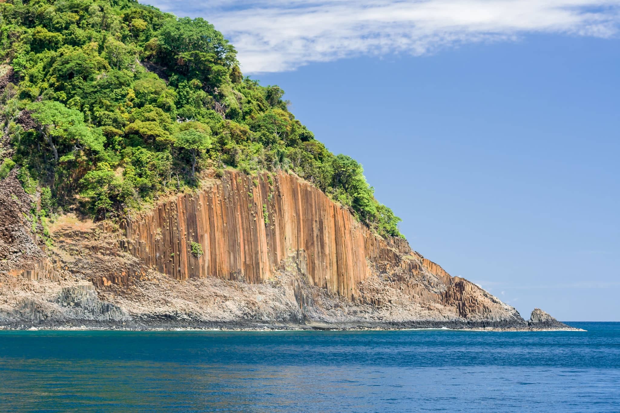 Rocky islands of the Mitsio archipelago near Nosy Be in northern Madagascar