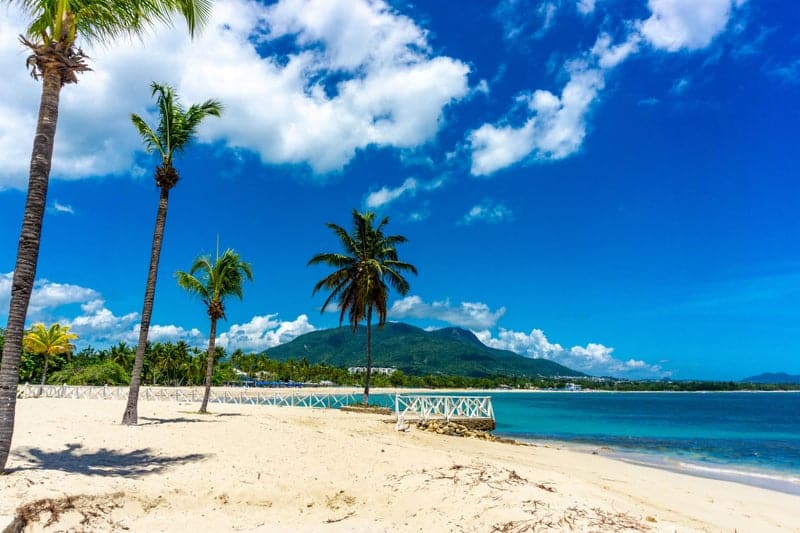 Beach in Puerto Plata, Dominican Republic