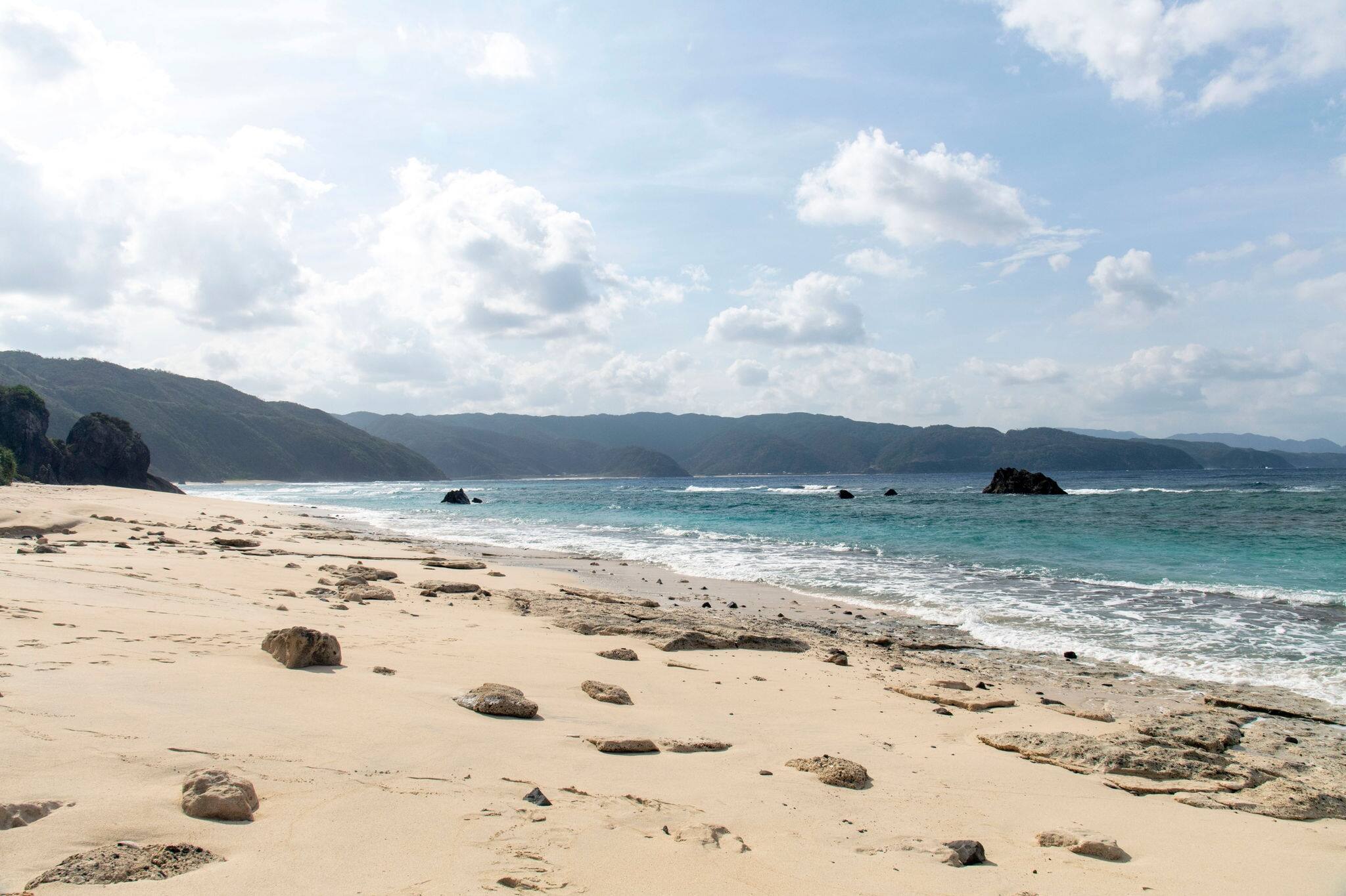 Ohama Seaside Park in Amami Oshima, Kagoshima Prefecture, Japan