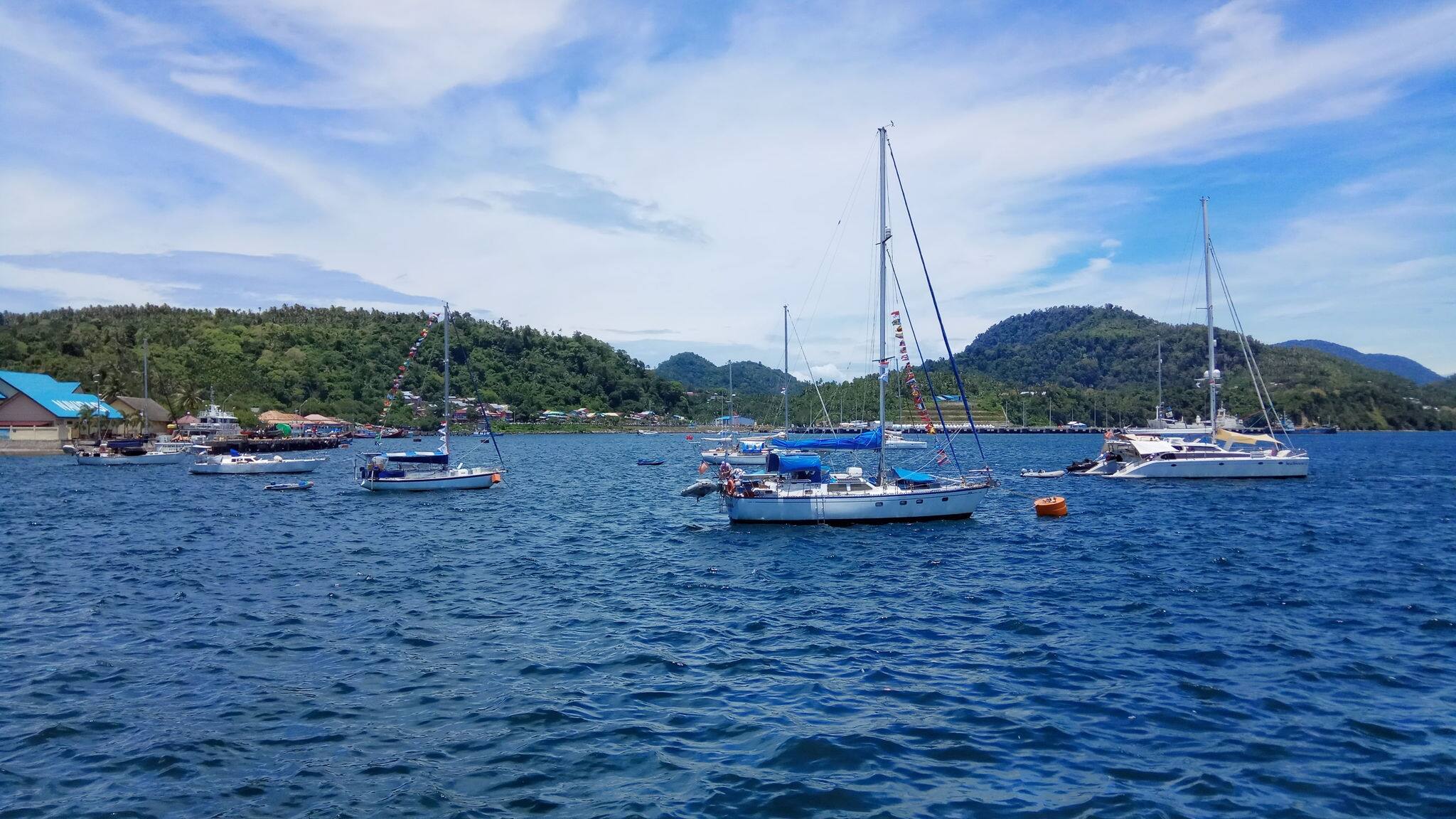 Yatch parking at Weh Island in Sabang Aceh