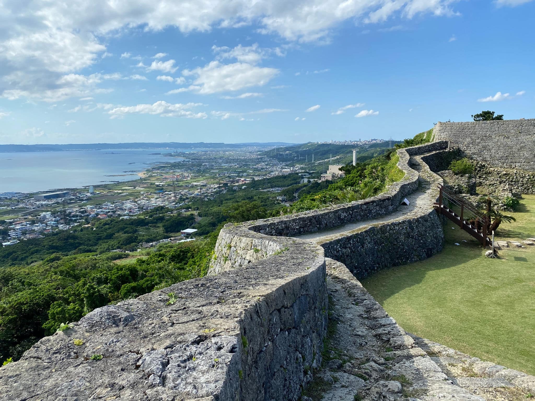 Nakagusuku Castle, the ruins of the Ryukyu Kingdom in Okinawa, Japan