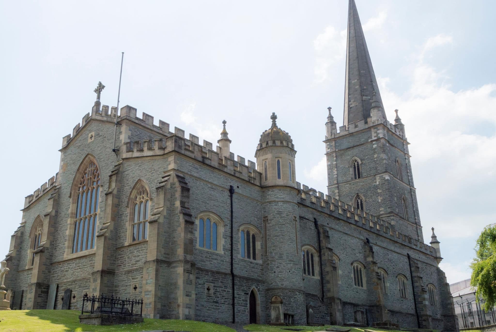 St Columb's Cathedral in the walled city of Derry, Northern Ireland