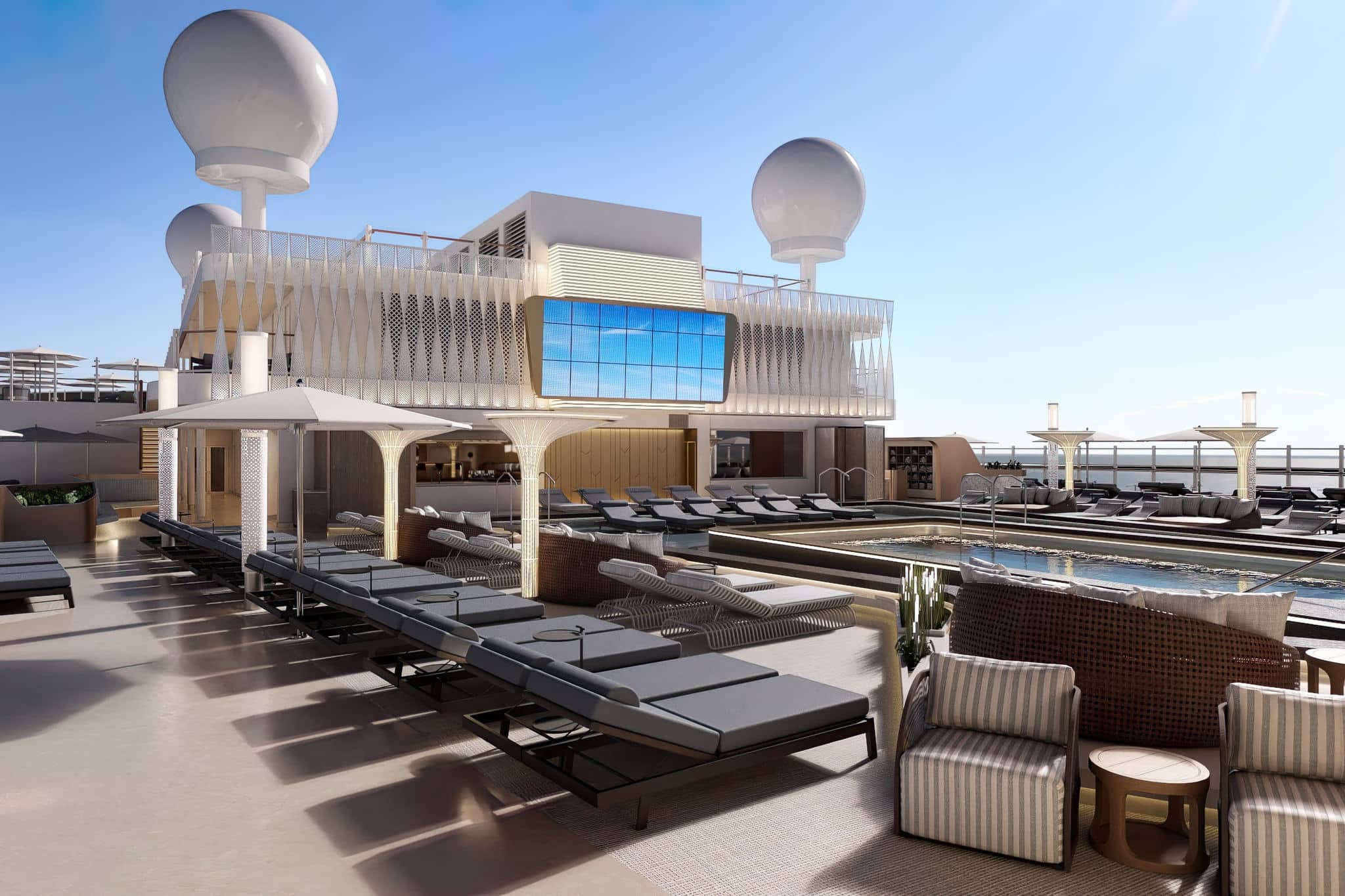 NCL Aqua Activities Main Pool