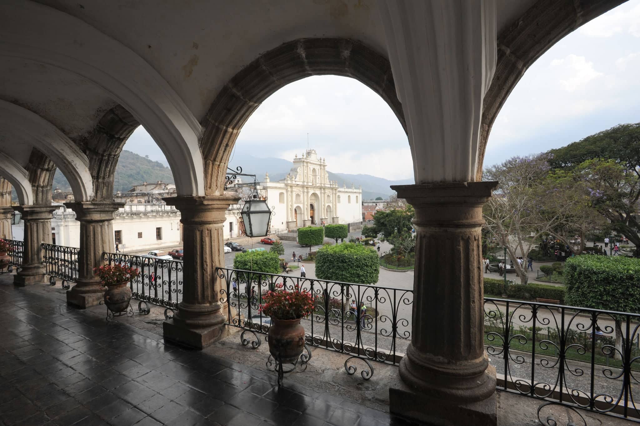 The cathedral of Antigua on Guatemala