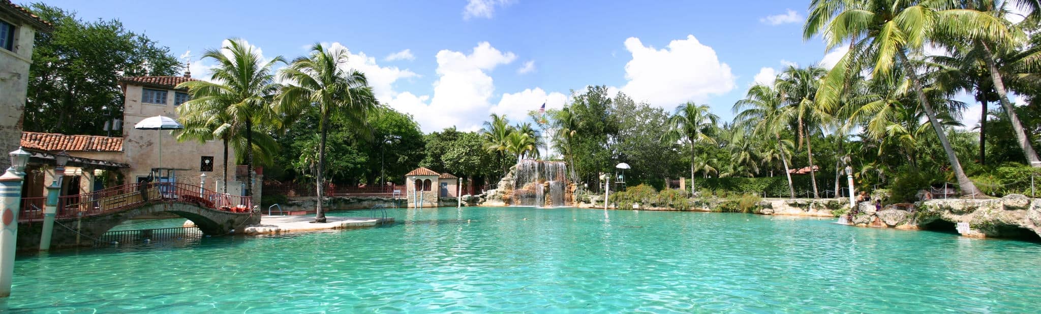 Venetian Pool in Coral Gables quarter, Miami - Florida