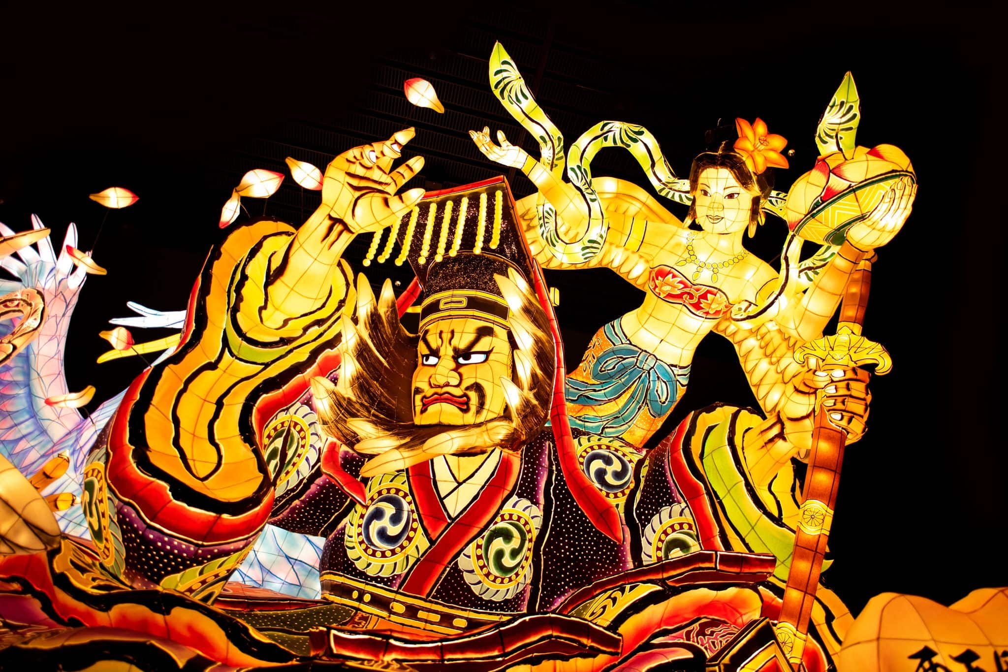 Giant lantern parade festival