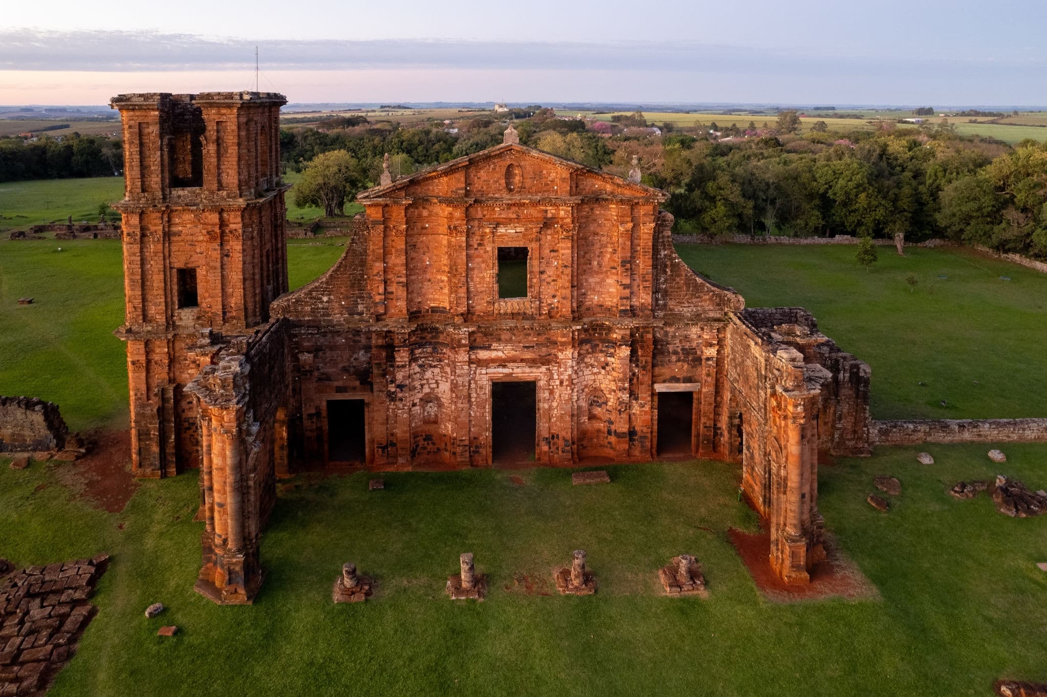 ruins of the Jesuit missions of São Miguel das Missoes in Rio Grande do Sul.