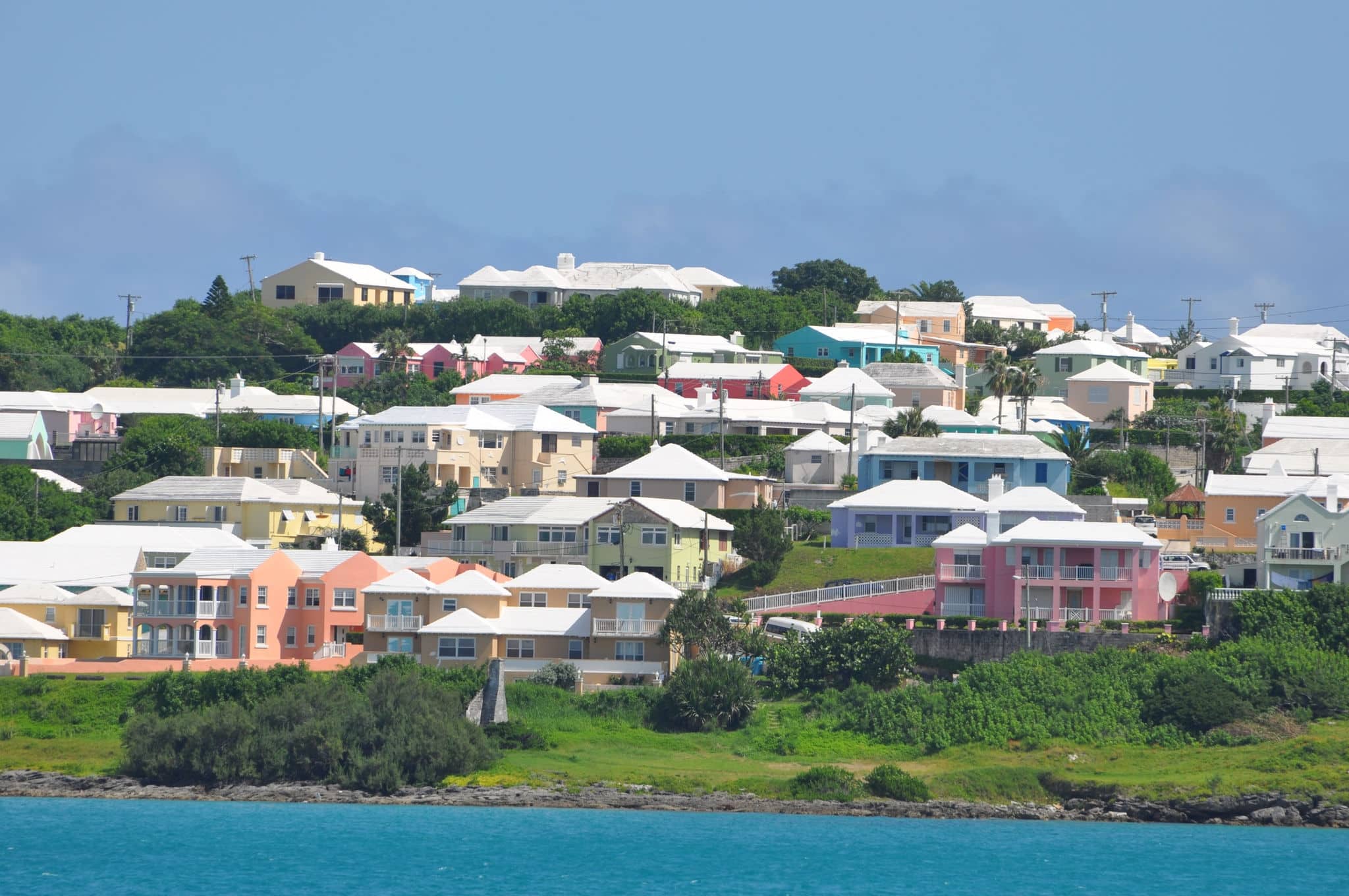 Colorful Houses in Bermuda