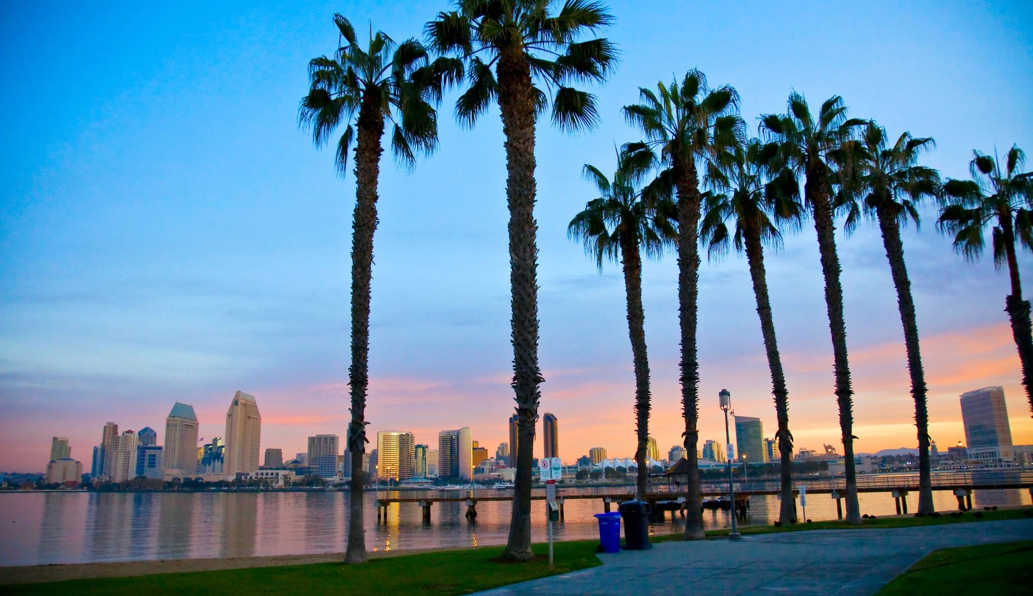 San Diego from Ferry Landing in Coronado
