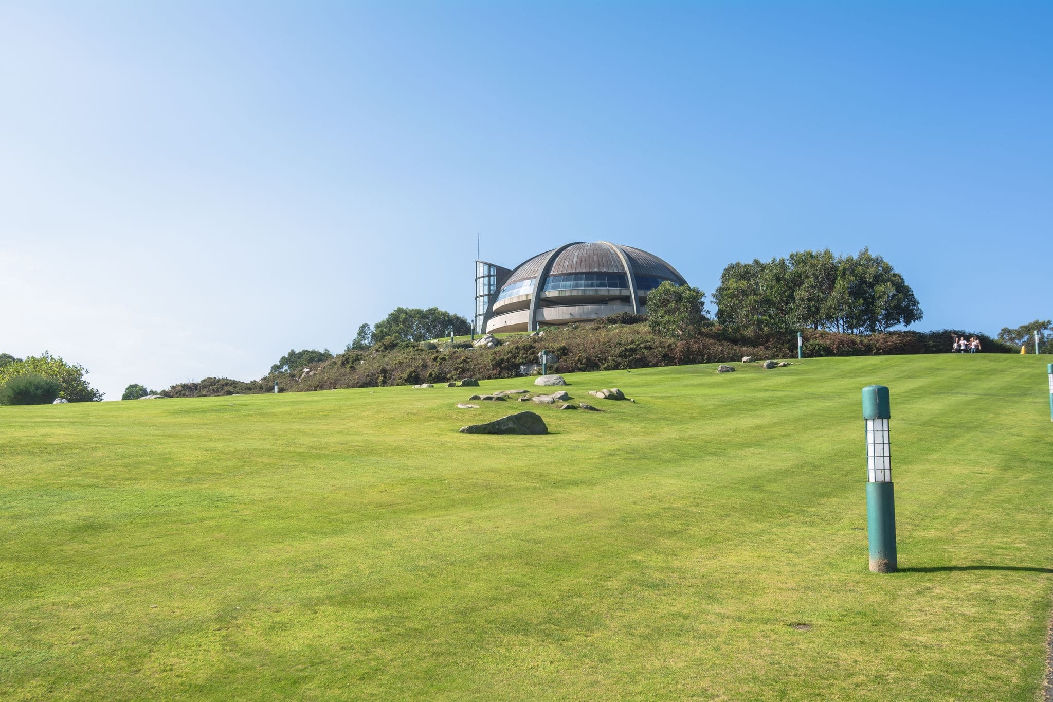 astronomical observatory in the park of La Coruna, Spain