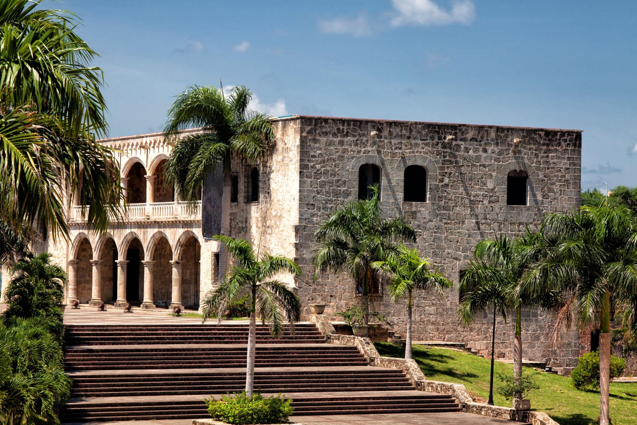 Alcazar de Colon in Santo Domingo, Caribbean