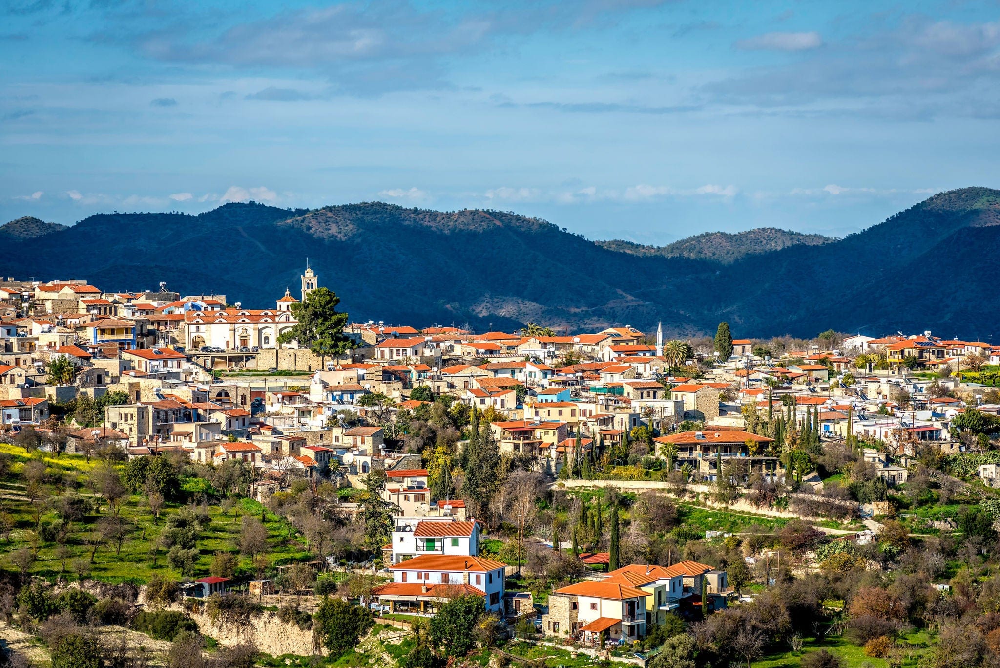Lefkara, a picturesque village of Larnaca district. Cyprus.