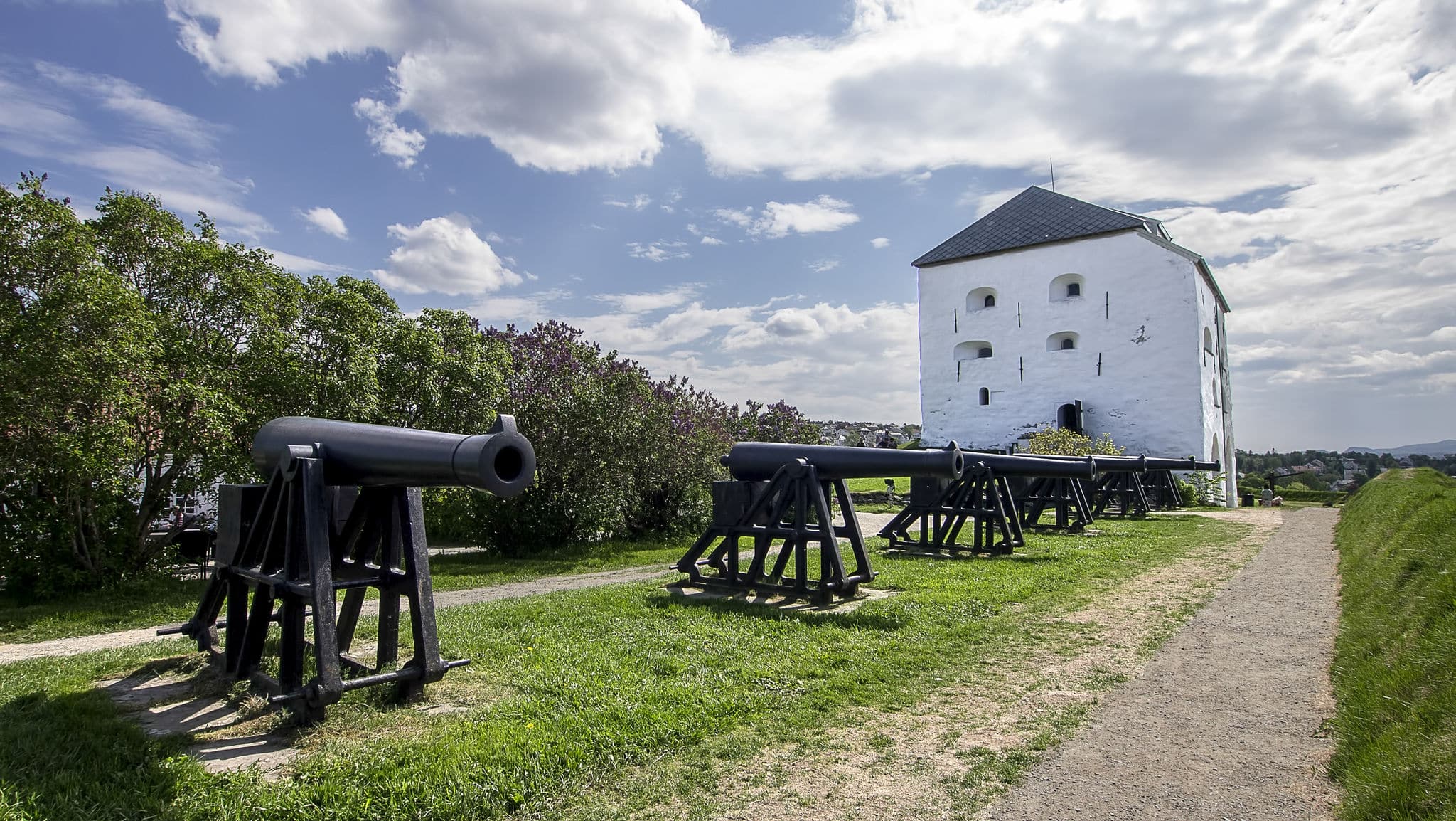 Kristiansten Fortress in Trondheim, Norway