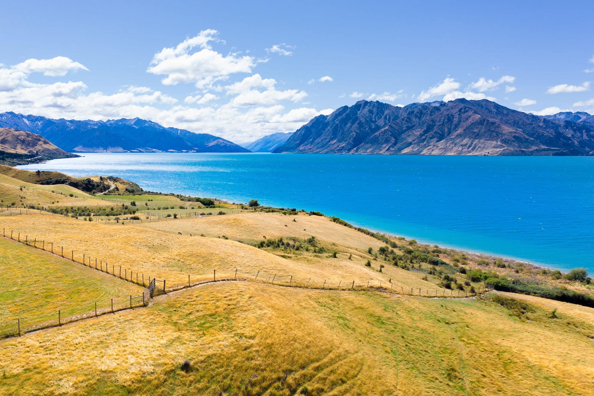 Scenic Drive along beautiful Lake Hawea from Wanaka to Makarora.  A place of vivid beauty, mountainous extremes and legendary fishing spots.