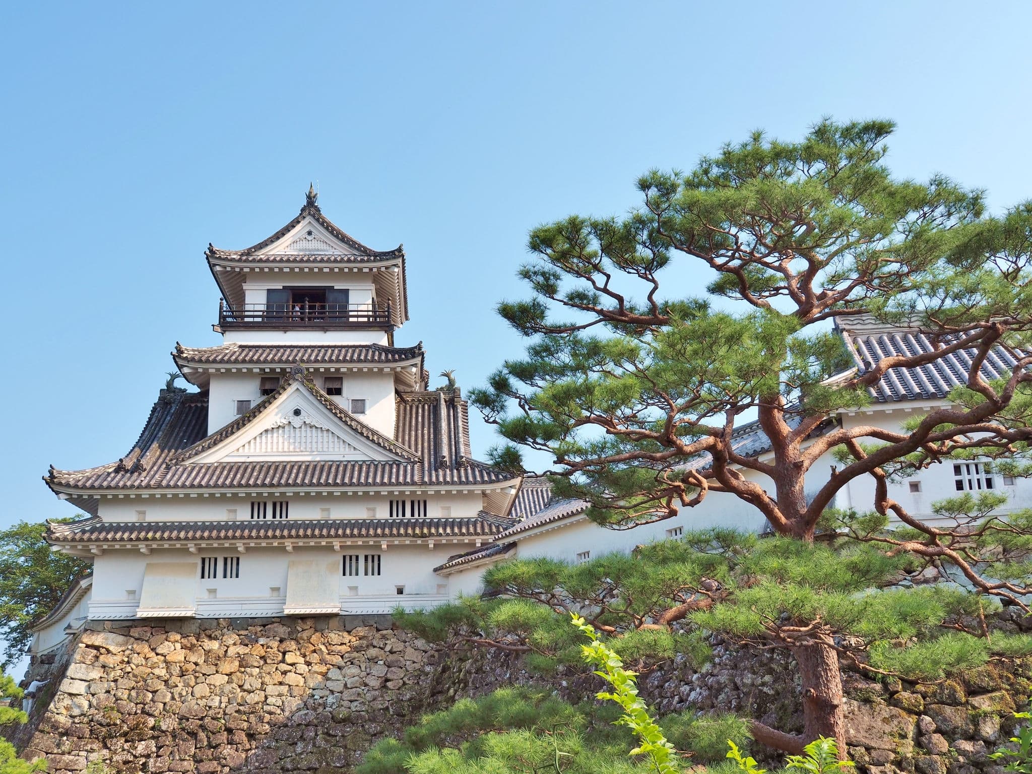 Kochi Castle is a Japanese castle in Kochi, Kochi Prefecture, Japan. Kochi Castle is a hilltop castle that was built by Yamanouchi Kazutoyo in 1601 and was completed in 1611.