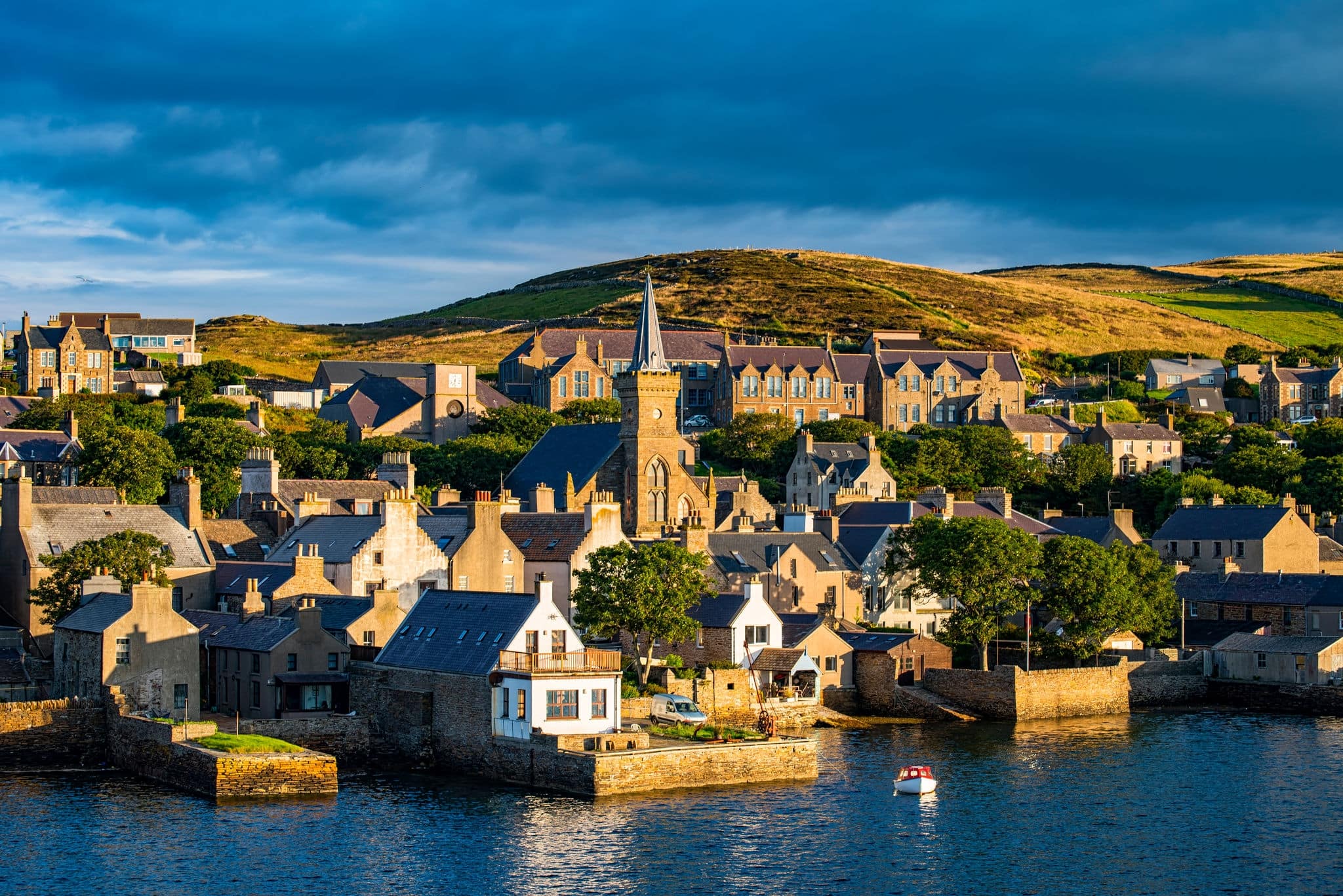 Stromness, a village in the Orkney islands