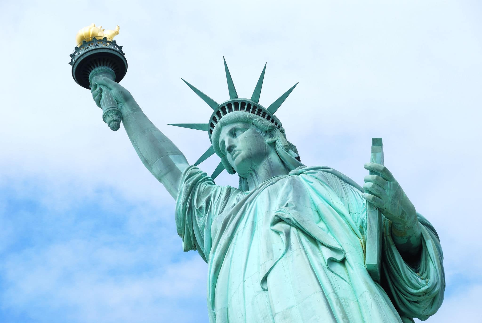 American symbol - Statue of Liberty. New York, USA.
