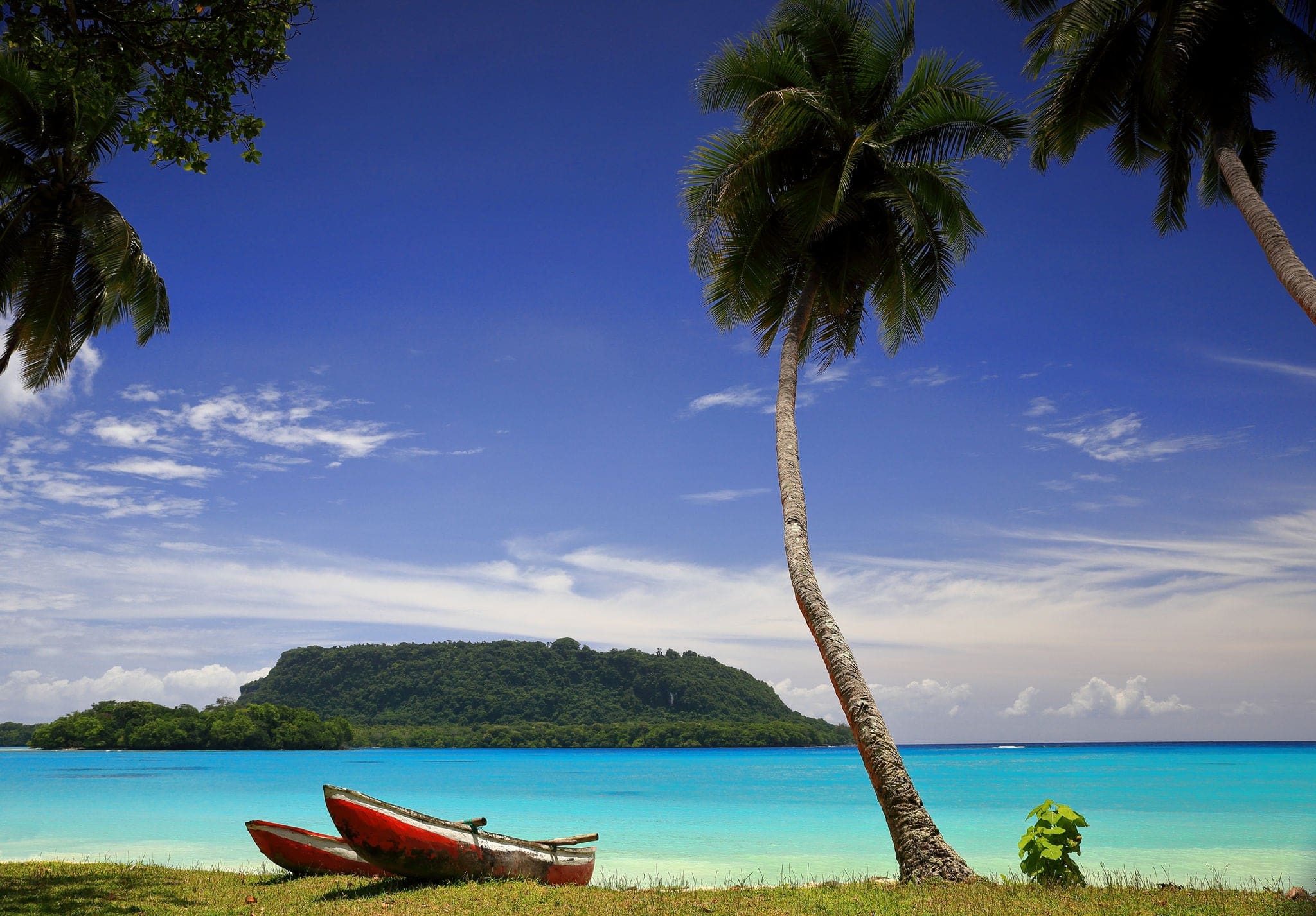 Red canoes-Port Olry-Vanuatu