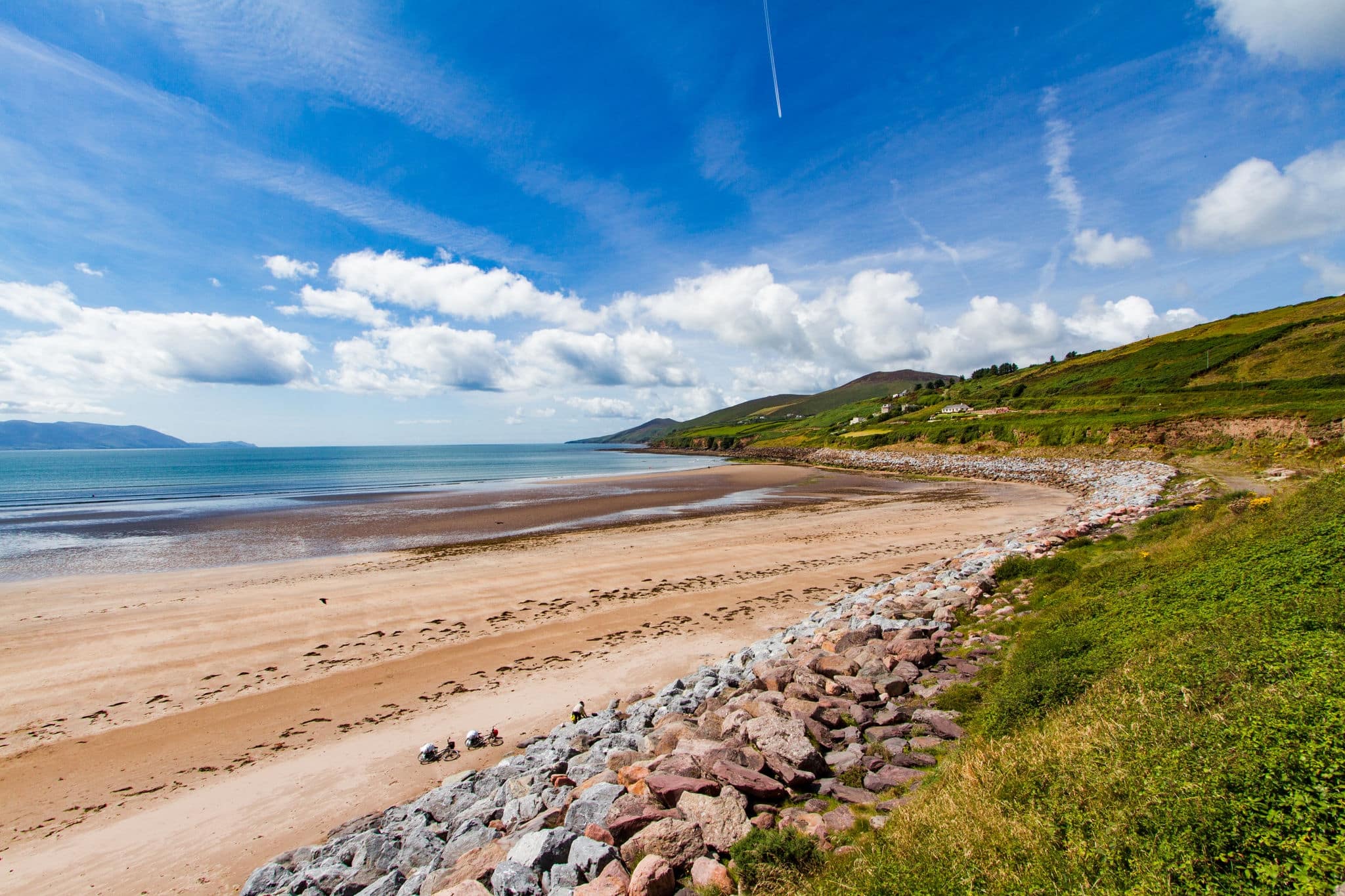 Ireland, Inch point beach in summer