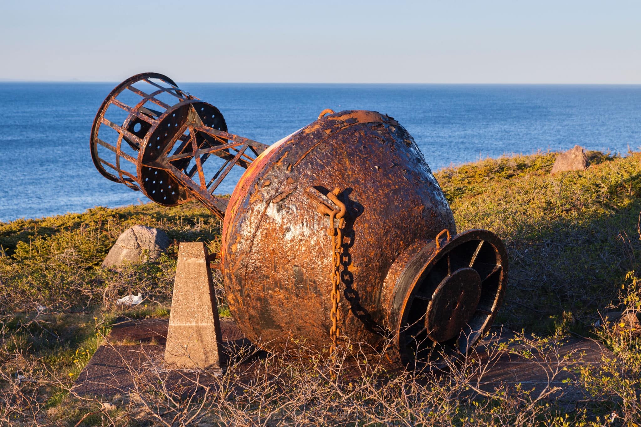 Old buoy in Saint Pierre. Saint Pierre, Saint Pierre and Miquelon.