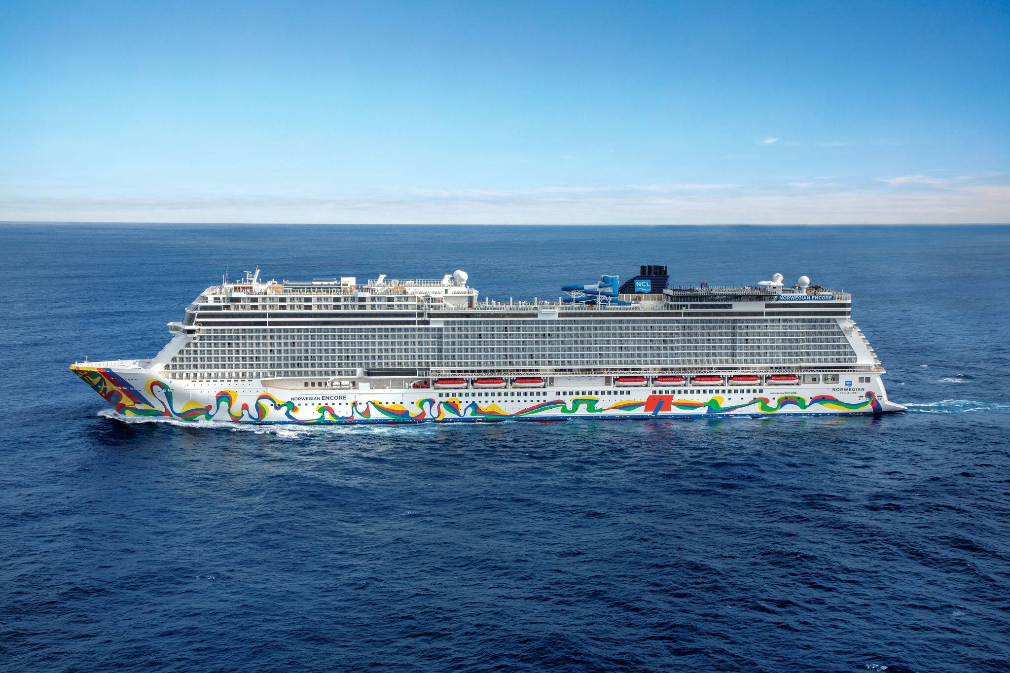 NCL-Encore-Cruise-Hull-Art-Side