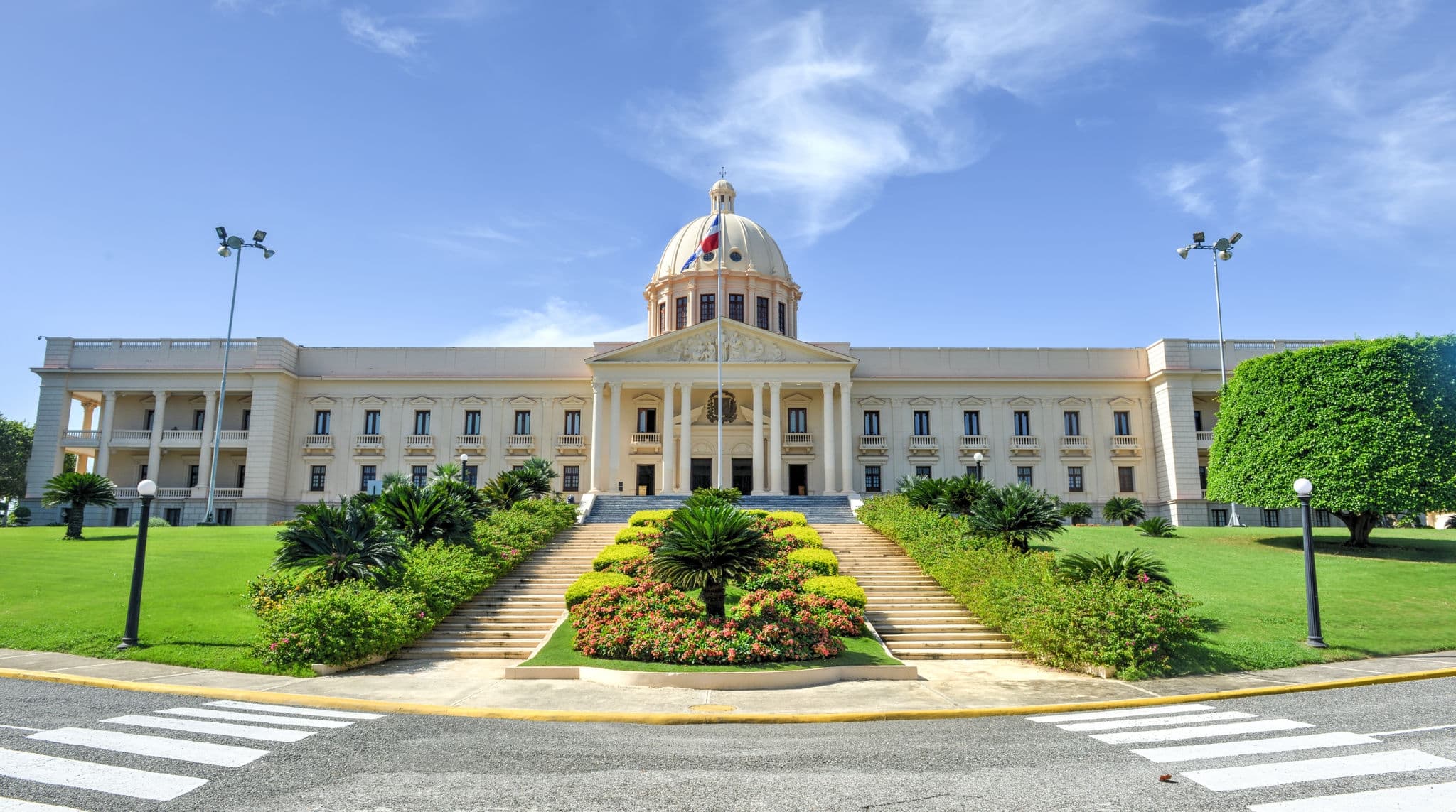 The National Palace in Santo Domingo houses the offices of the Executive Branch (Presidency and Vice-Presidency) of the Dominican Republic.