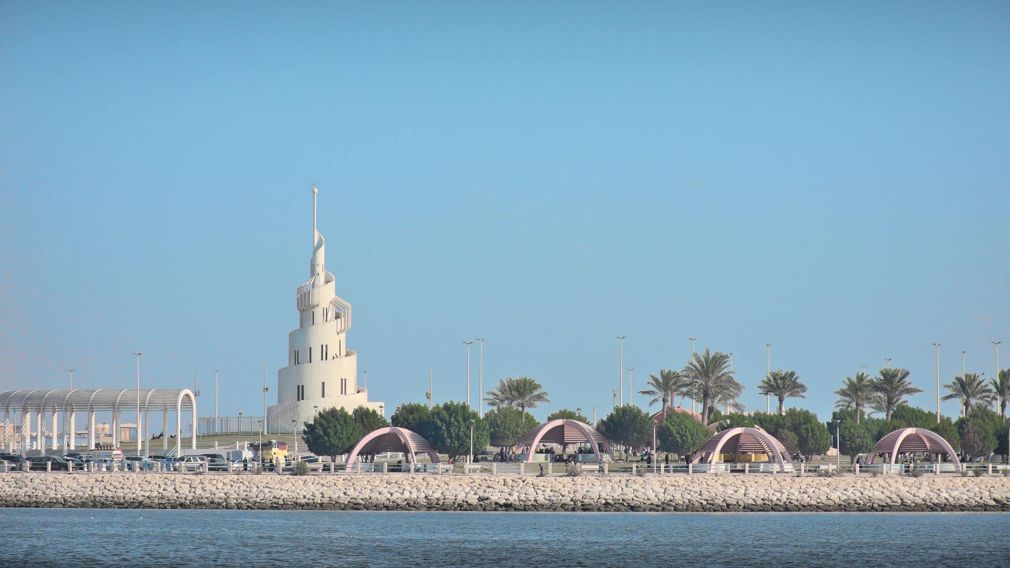 Murjan Island. An artificial island featuring a park with covered picnic areas, ferry-boat rides and a playground.
