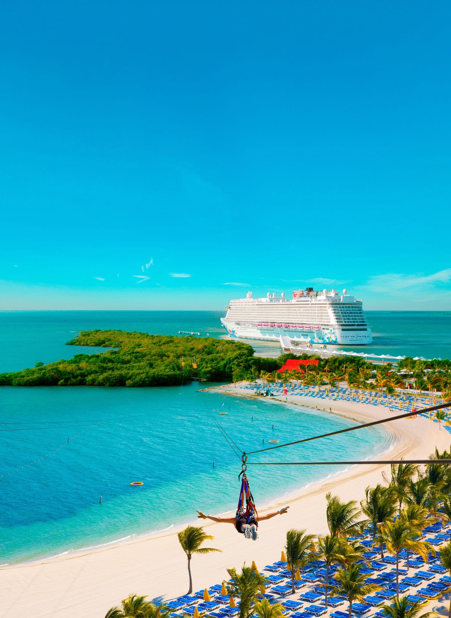 NCL Escape Cruise Agnostic Belize Beach