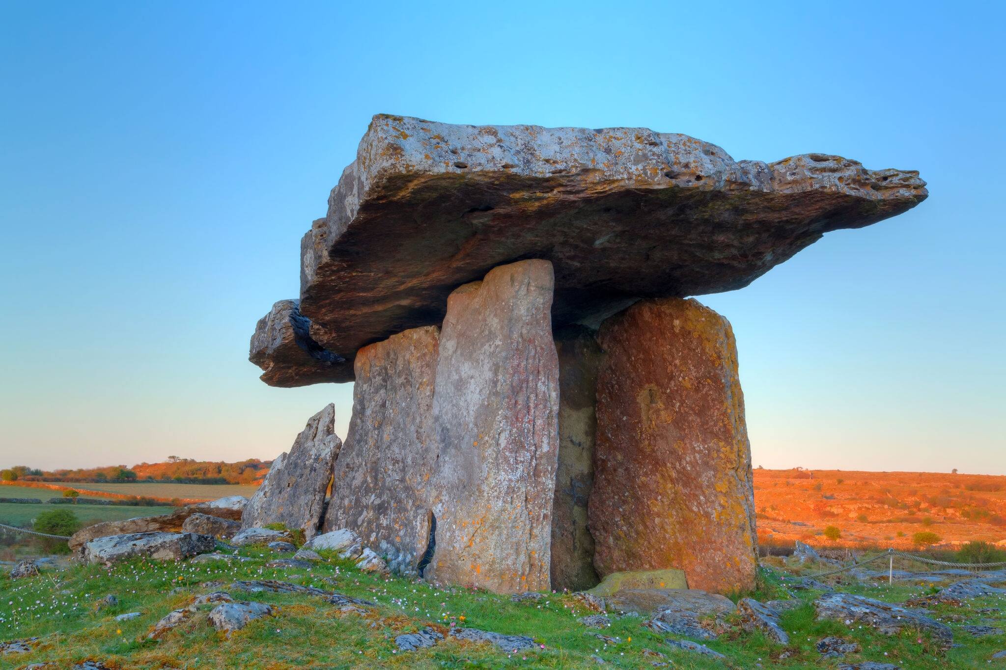 Polnabrone Dolmen in Burren, Co. Clare - Ireland