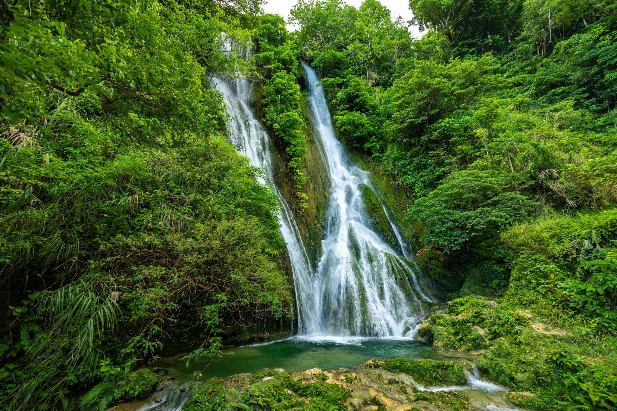 Stunning Mele Maat Cascades in Port Vila, Efate Island, Vanuatu, South Pacific