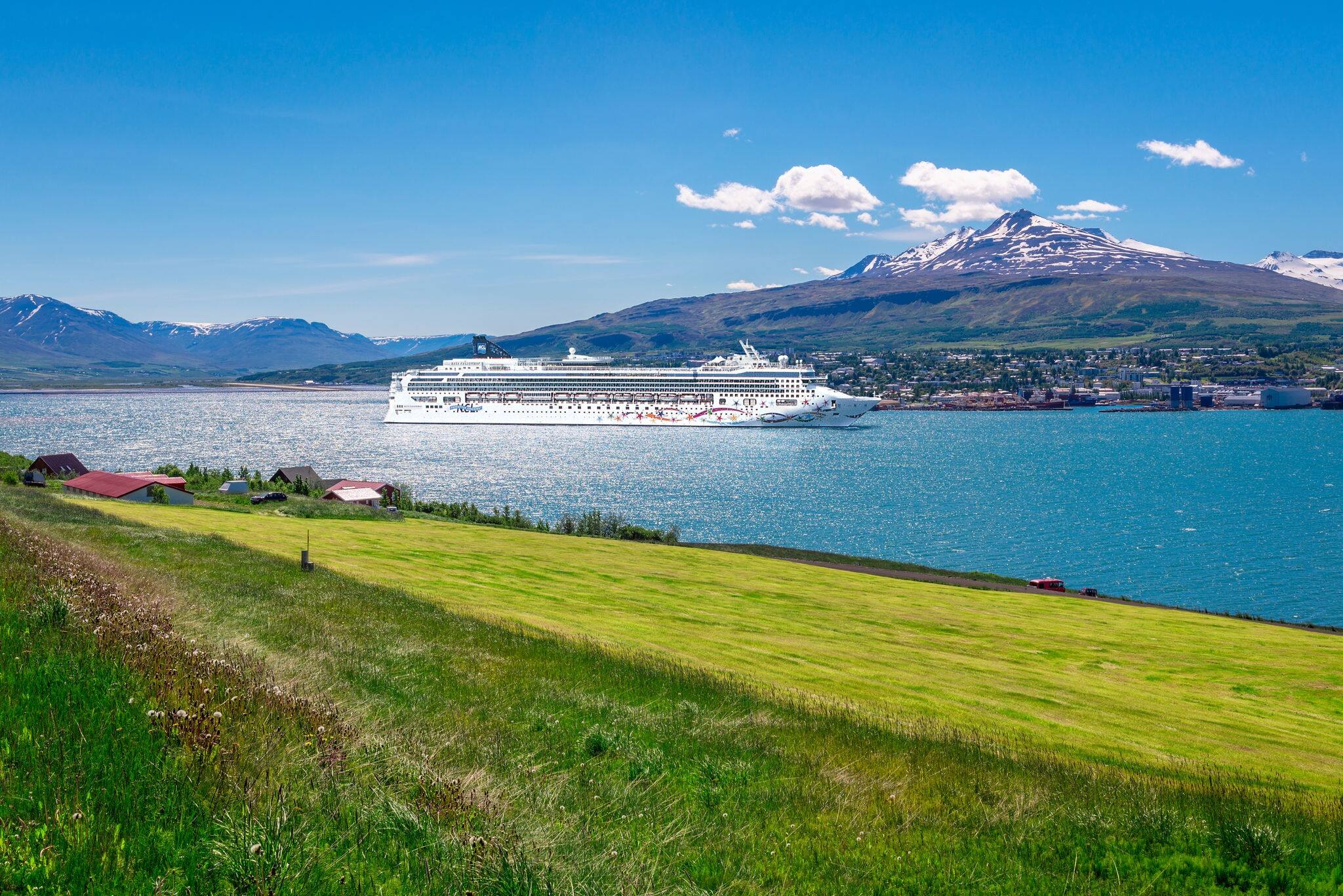 NCL Star Aerial Akureyri