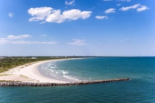 Cape Canaveral port Florida,Beautiful coast.