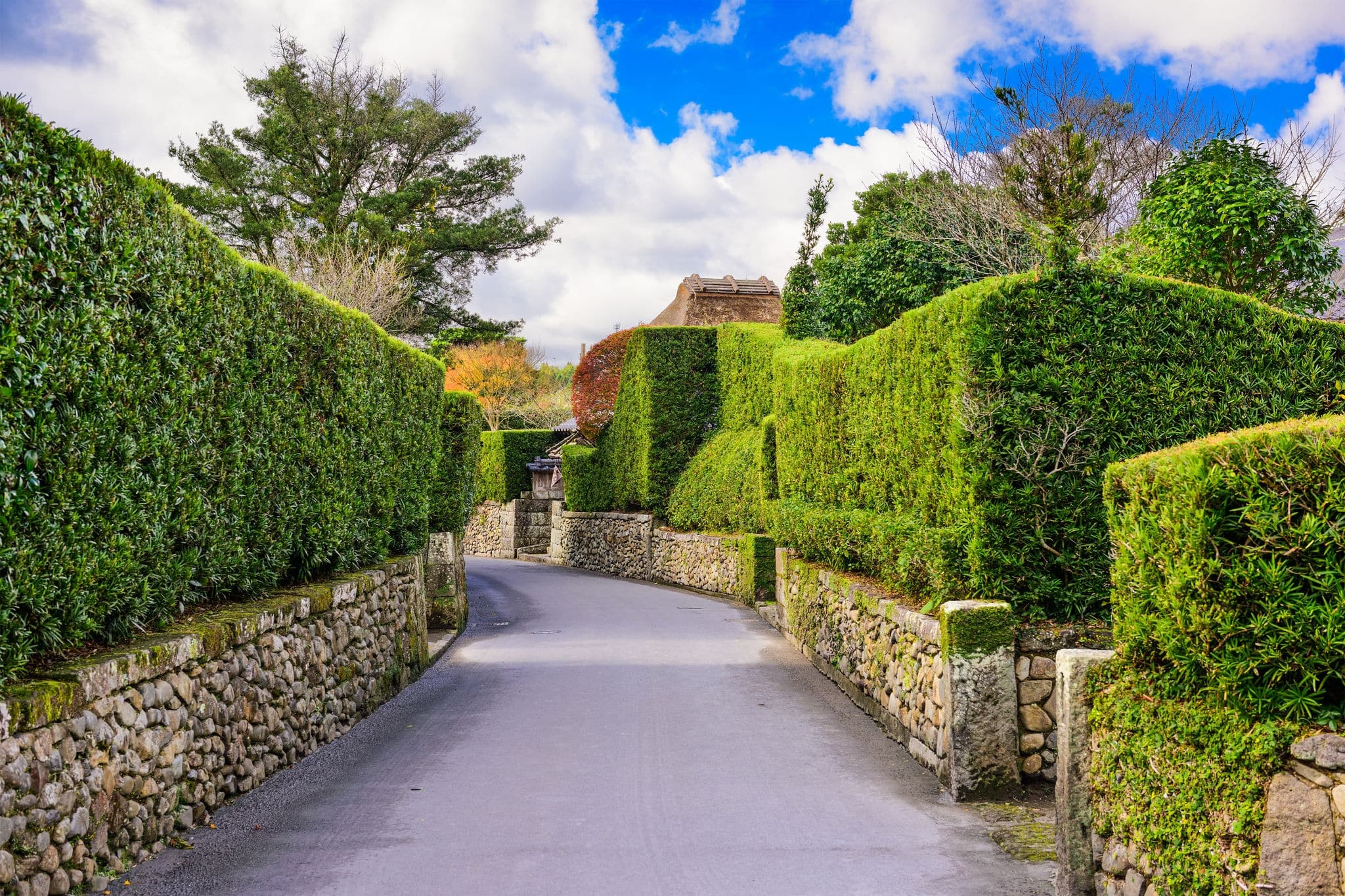 Chiran, Kagoshima, Japan at the Samurai District.