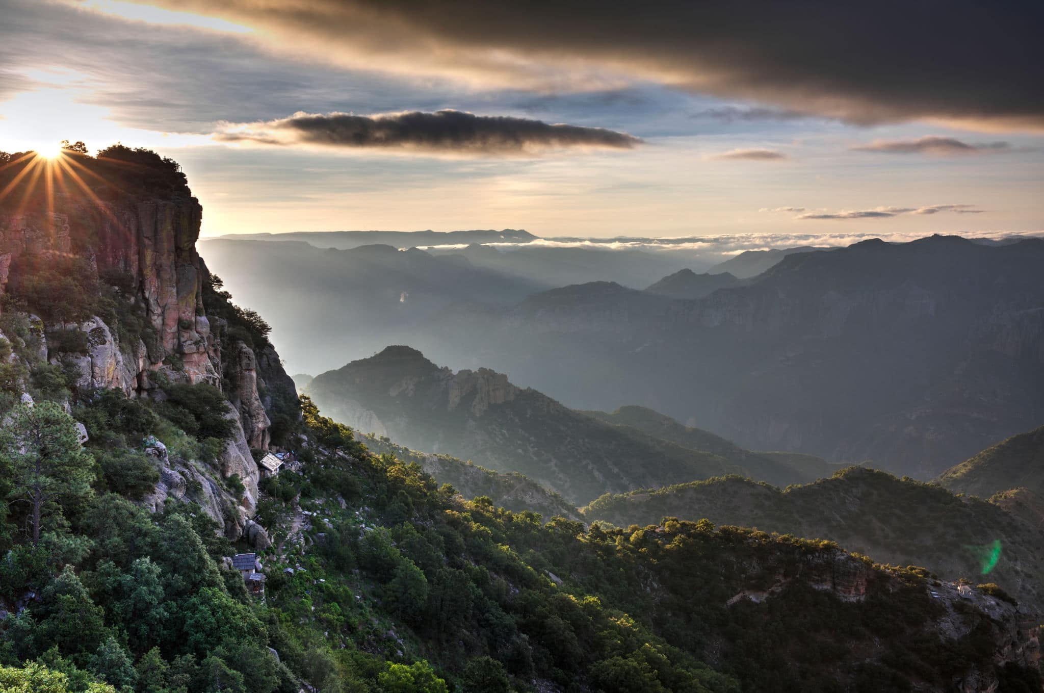 The majestic Copper Canyon in Sierra Tarahumara, Mexico.