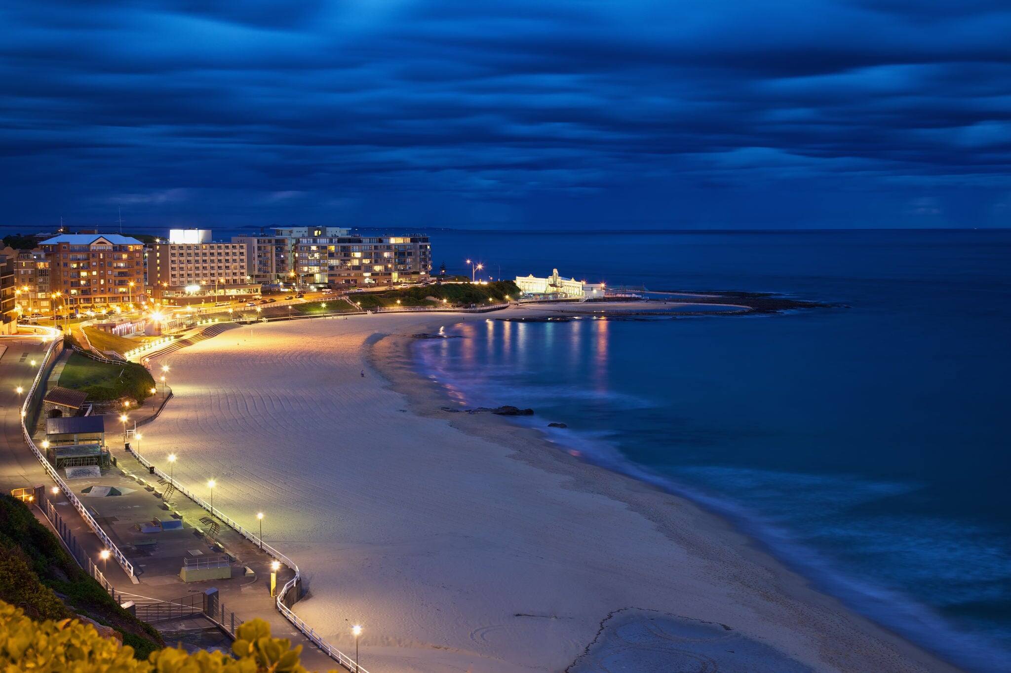 Newcastle Beach twilight