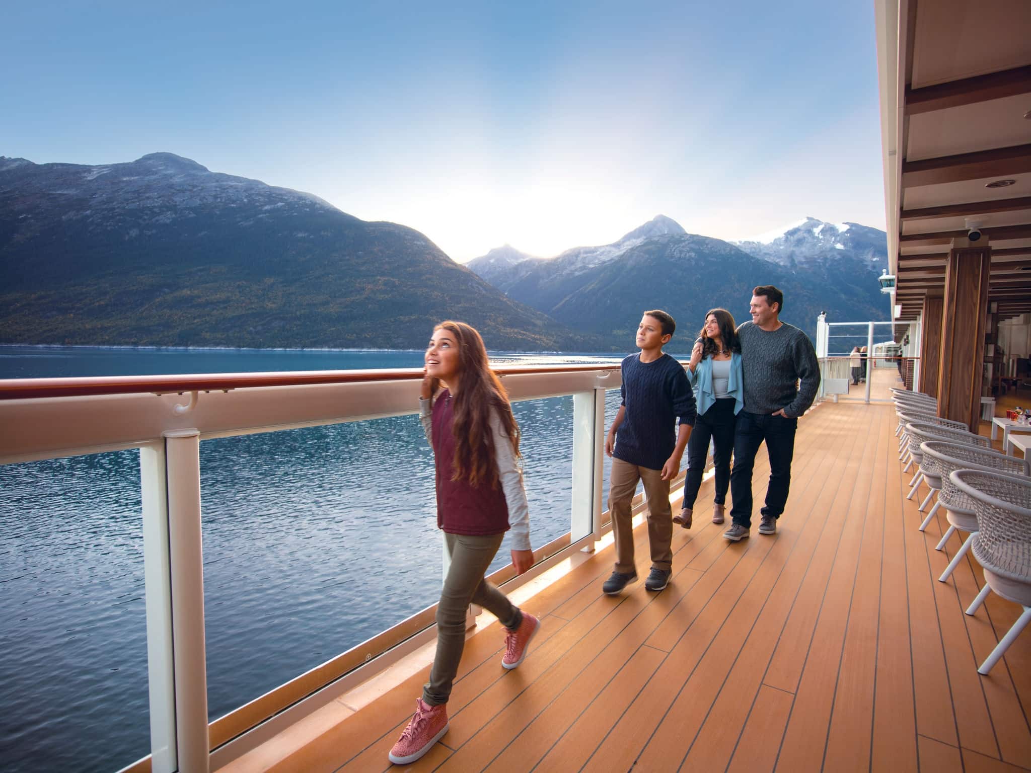 Girl on the wooden jetty. GreatExuma, Bahamas