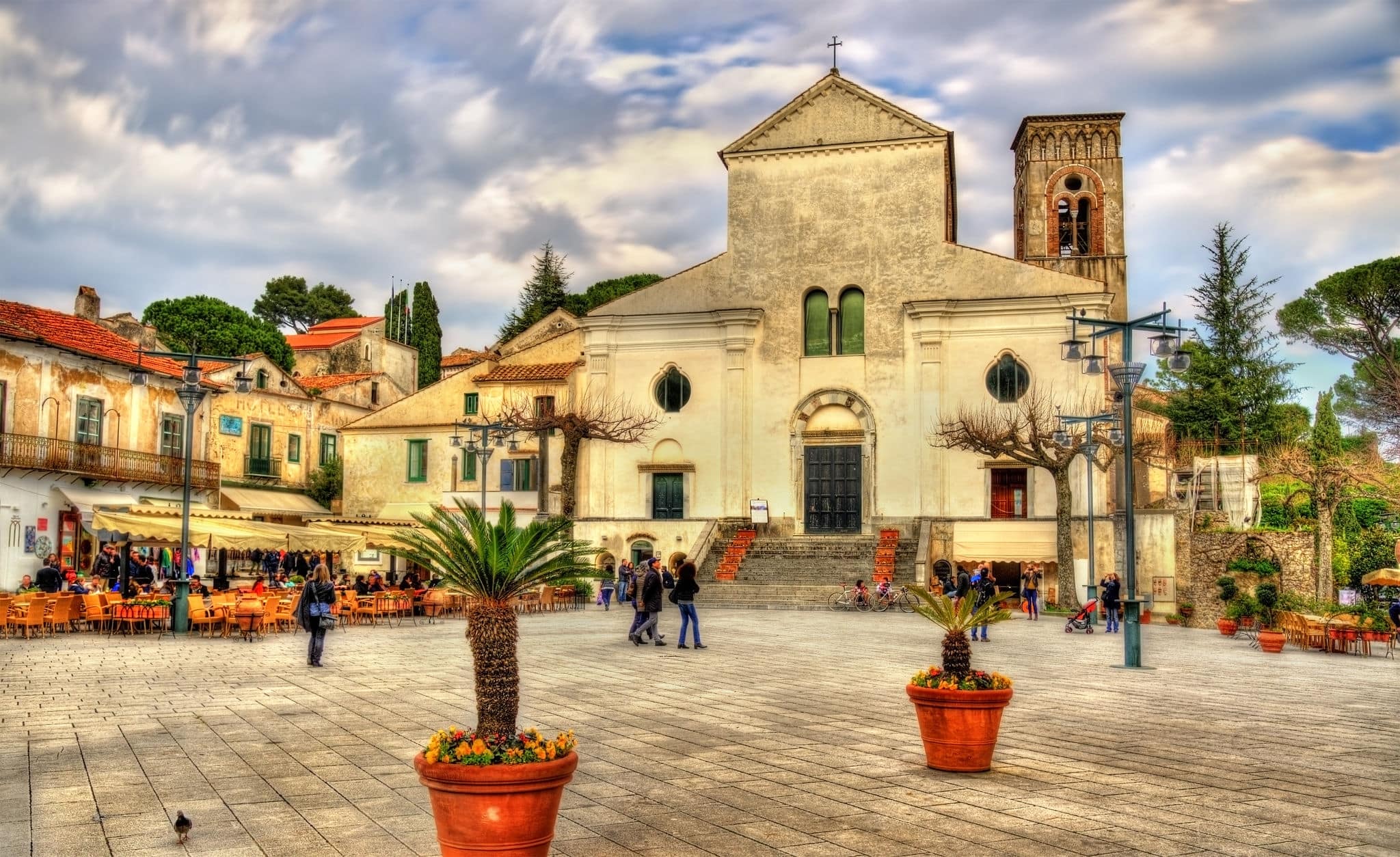 Cathedral of Ravello on Amalfi Coast in Italy