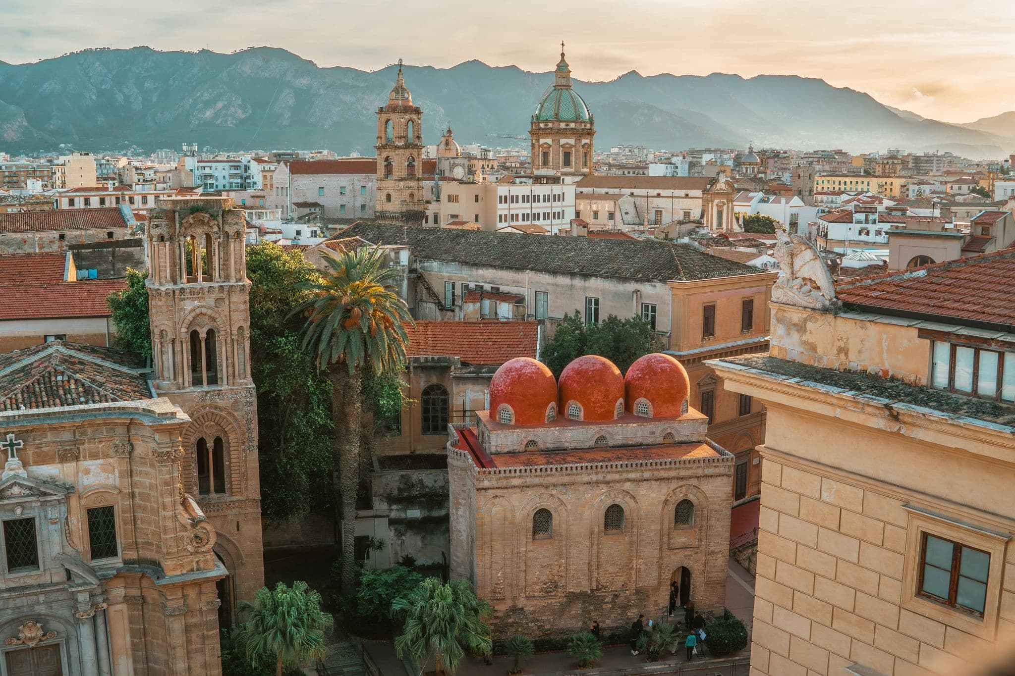 Palermo. Sicily. Aerial view. Day