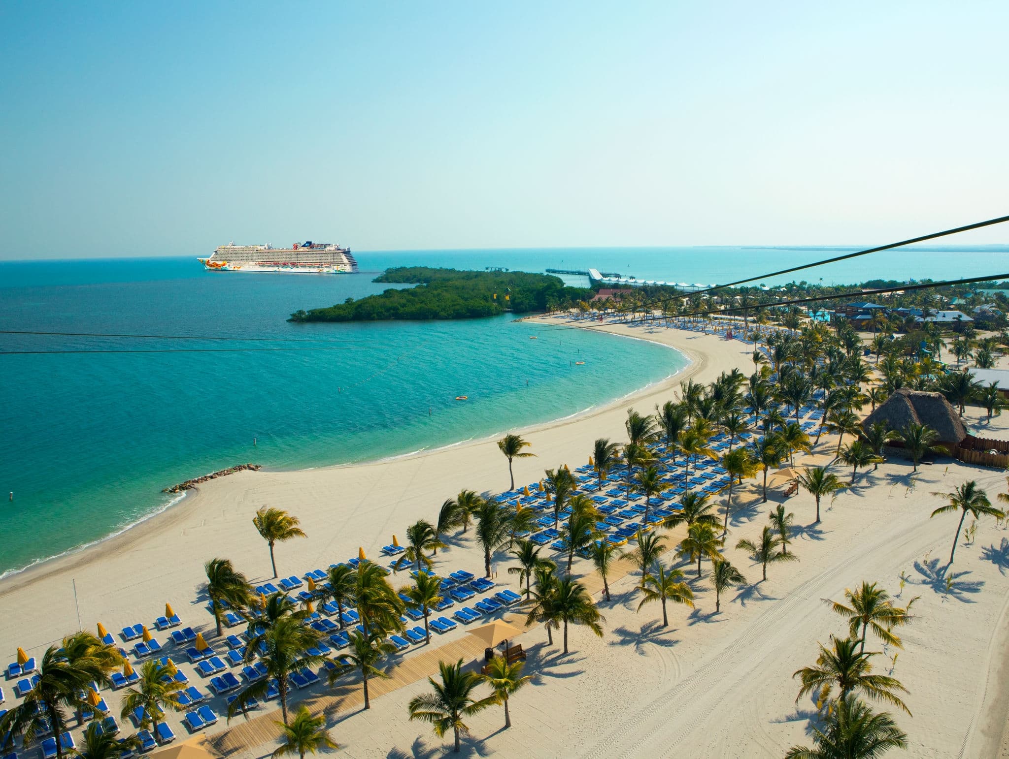 Norwegian Getaway by Harvest Caye Coast, Belize