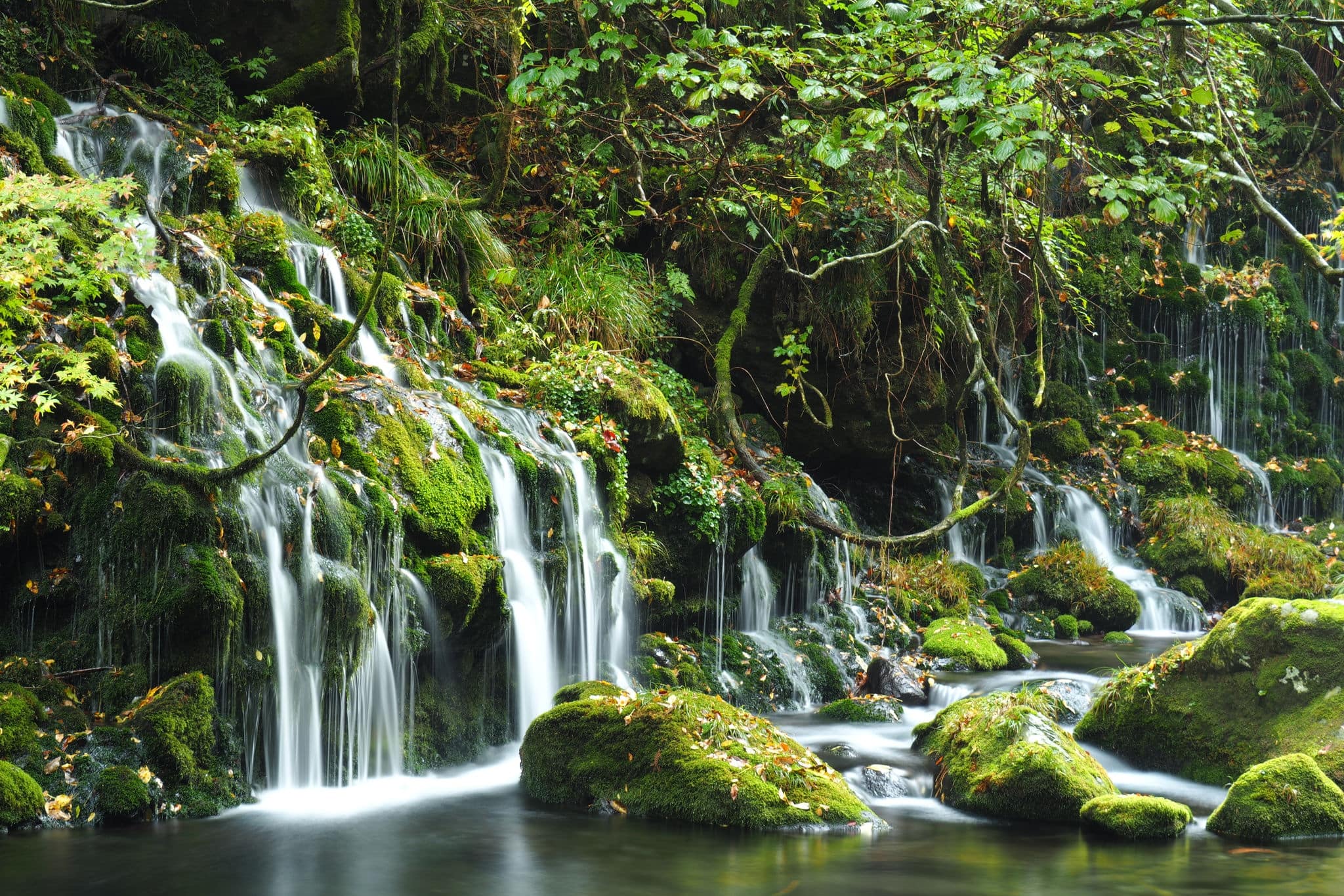 mototaki waterfalls, Akita, japan