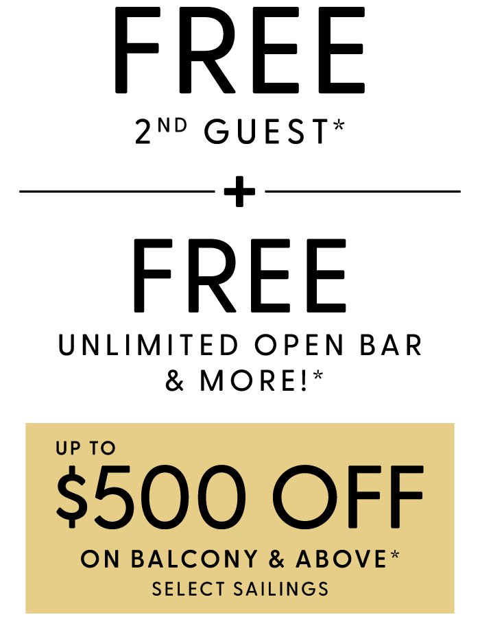 50% OFF All Cruises