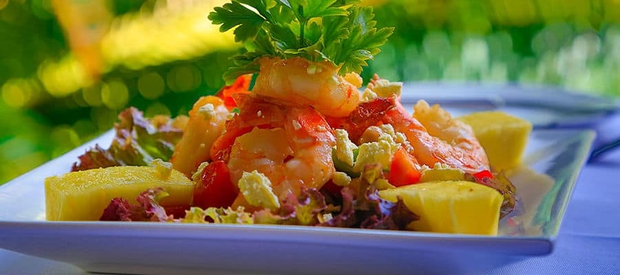 Local seafood cuisine from Fiji.