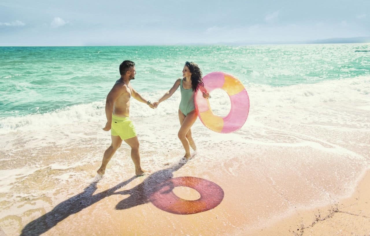 Couple of the beach. 