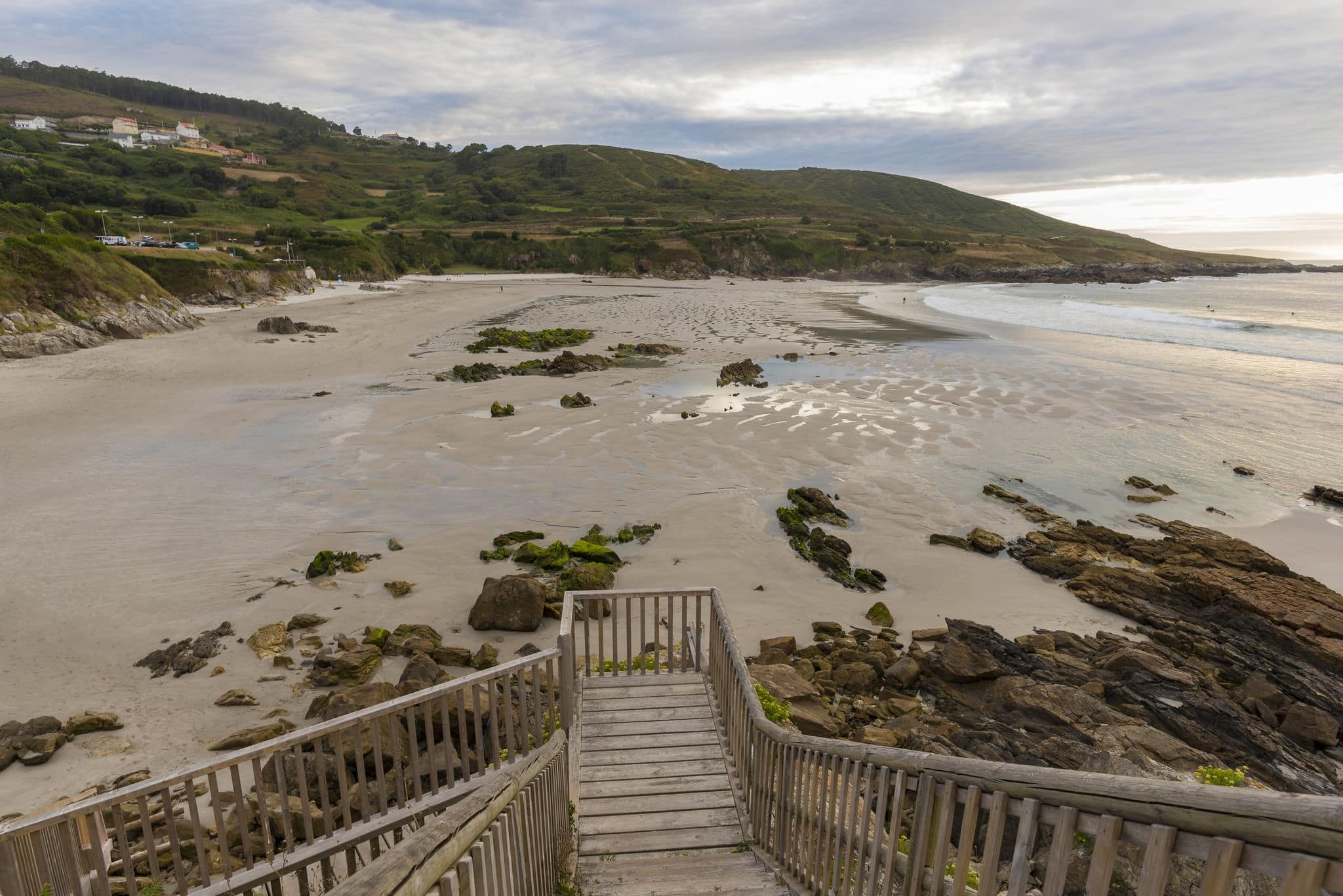 Beach of Caion (La Coruna, Spain).