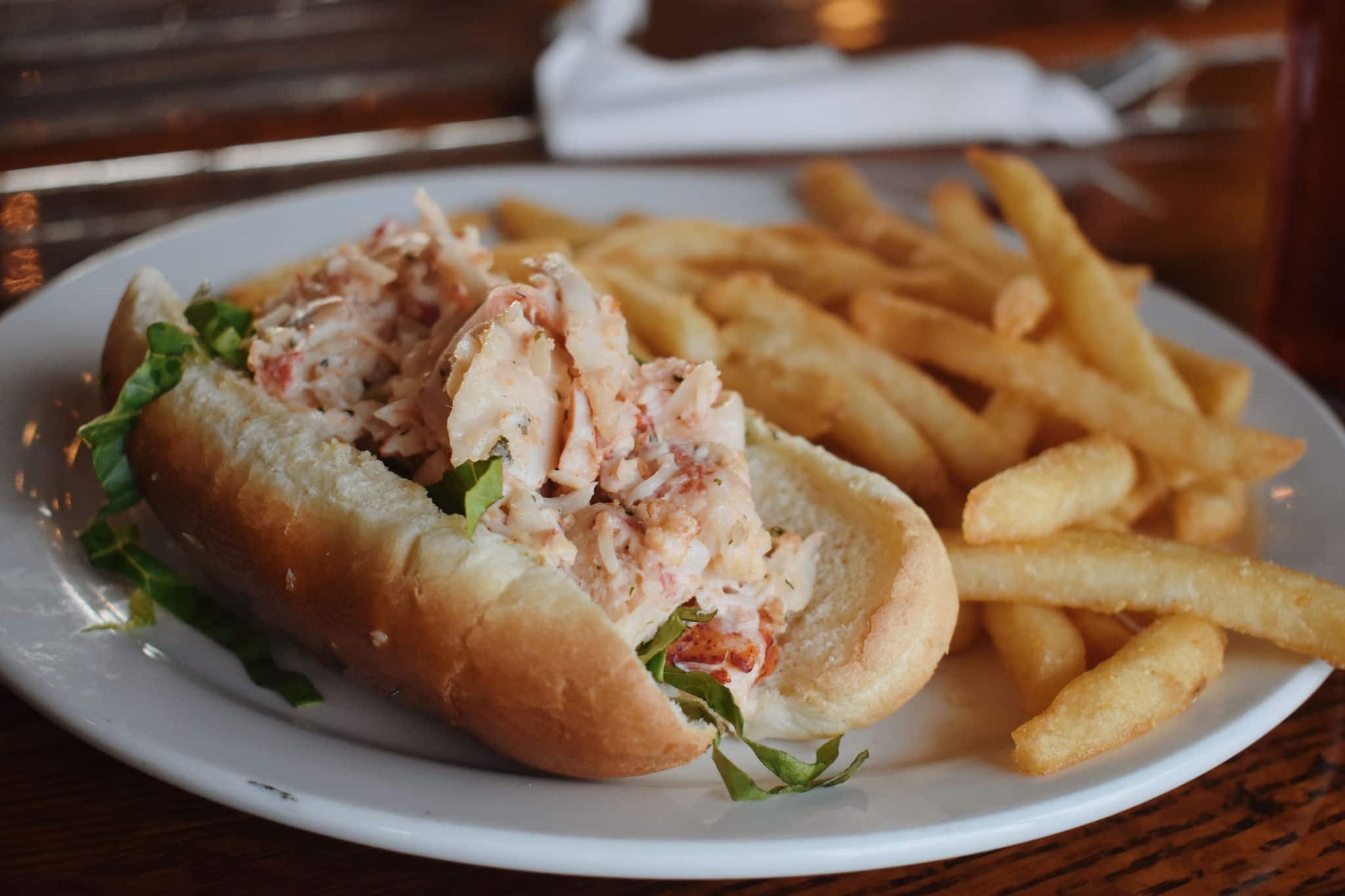 Lobster Roll on the Halifax Pier