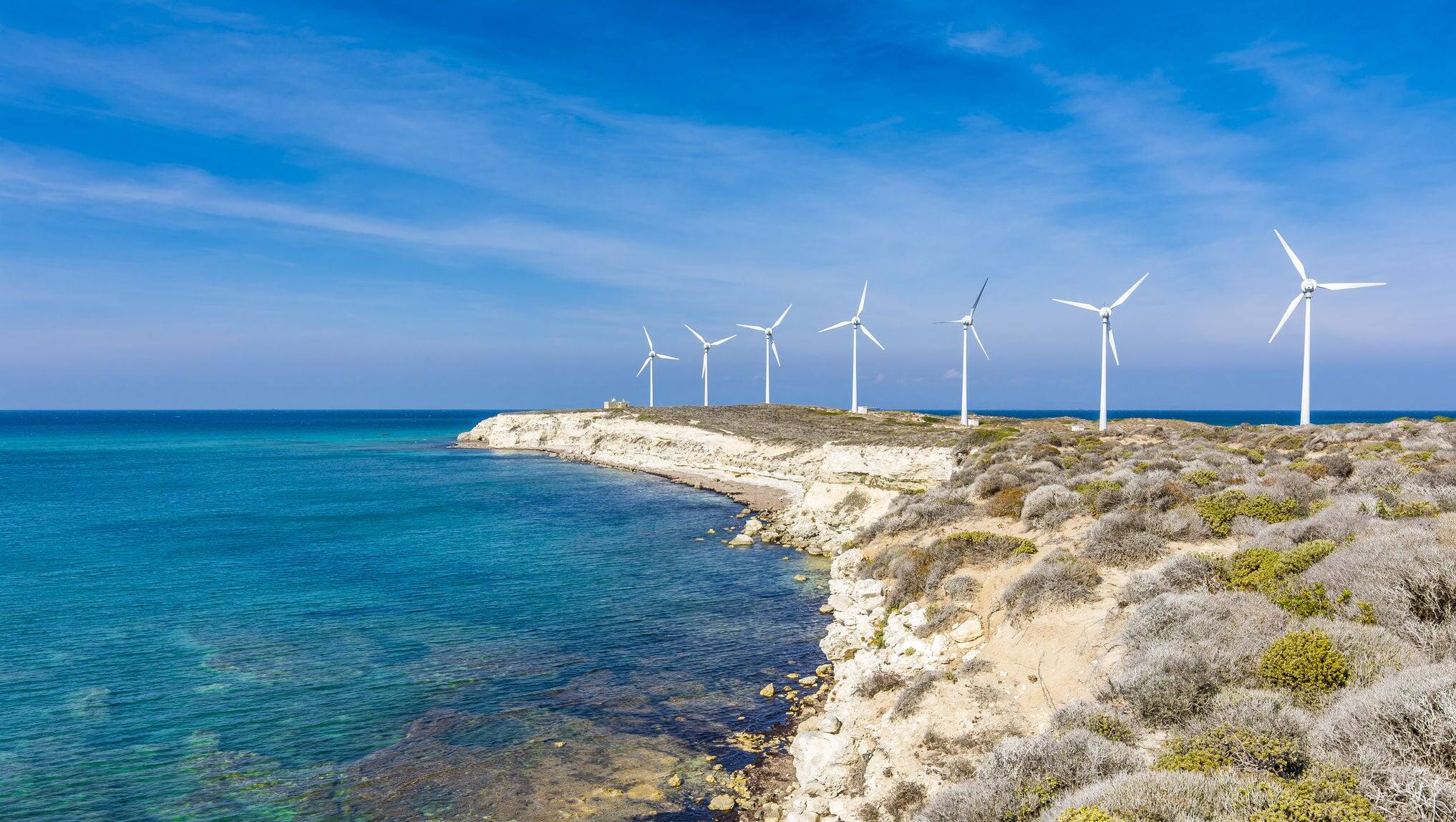 The Polente lighthouse in Bozcaada Island