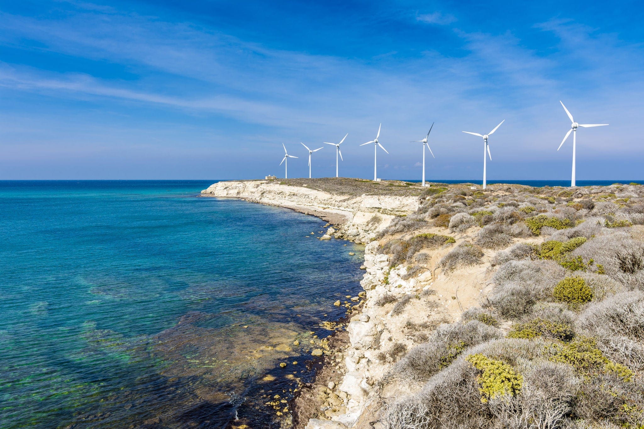 The Polente lighthouse in Bozcaada Island