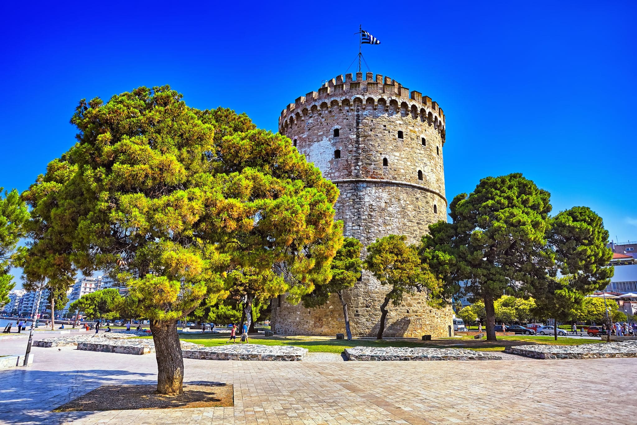 The White Tower in Thessaloniki, Greece
