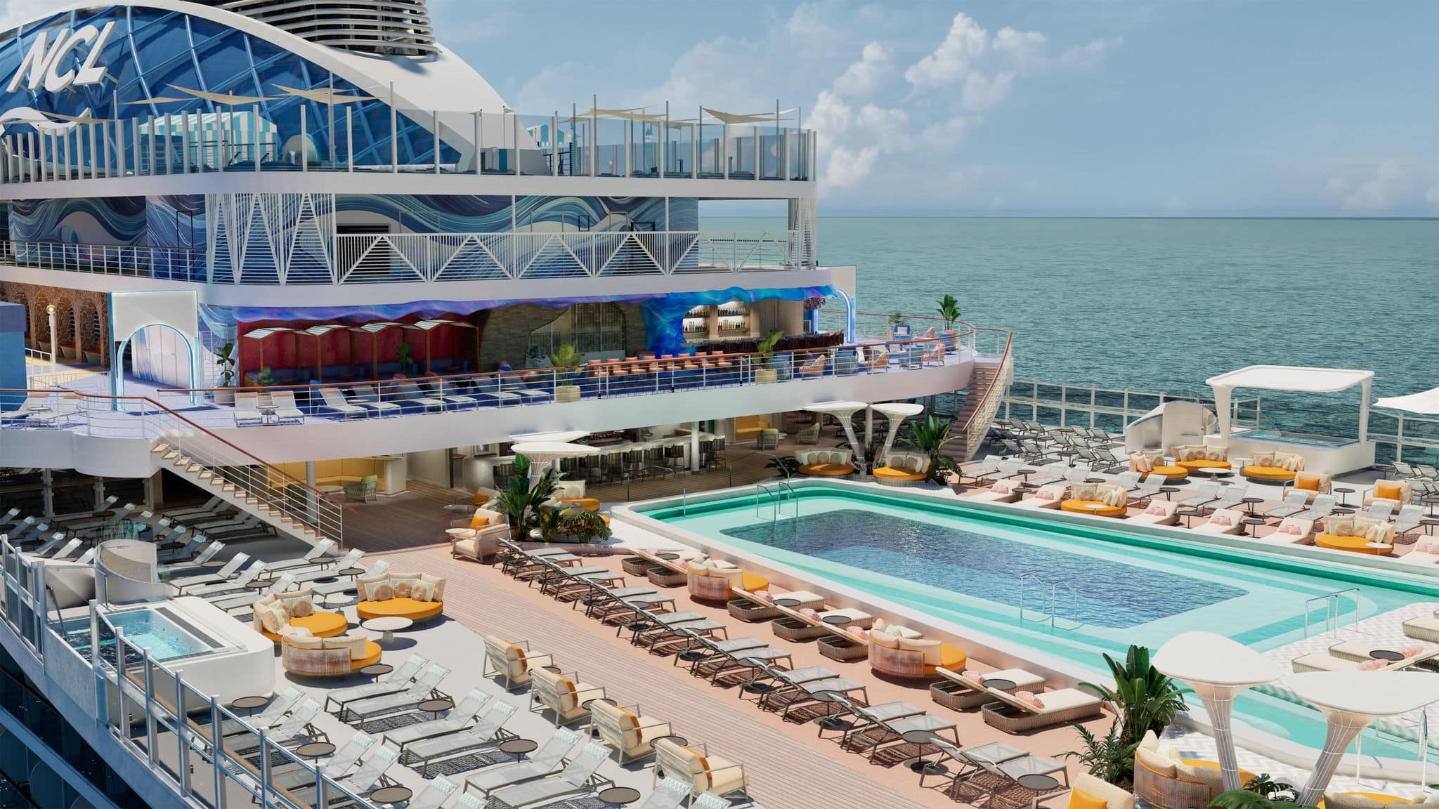 Expanded Pool Deck