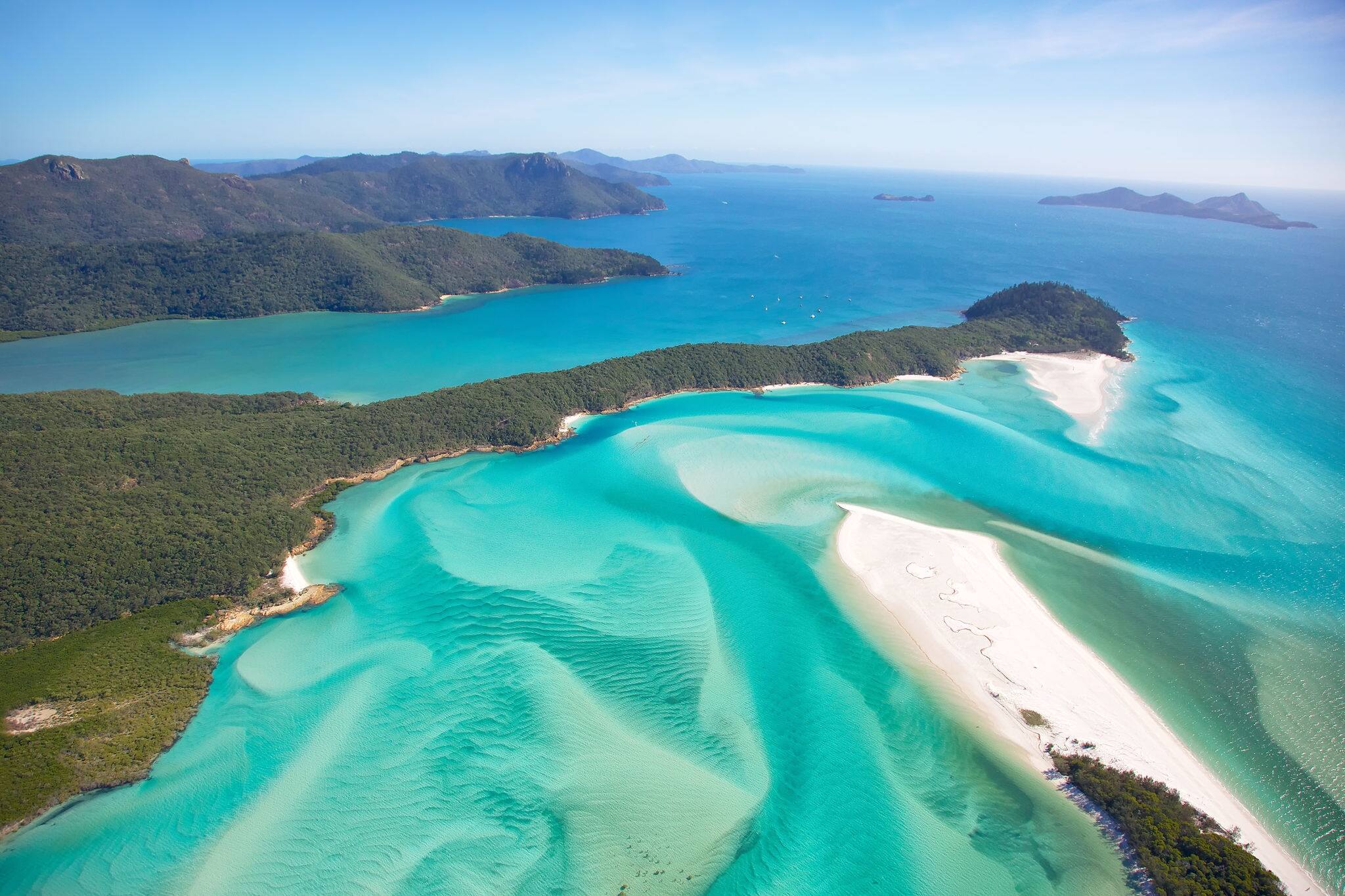 Whitehaven Beach in the Whitsundays Australia